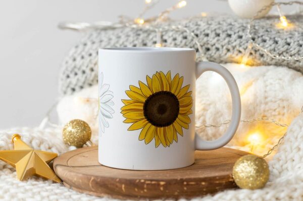 5 Sunflower and daisy