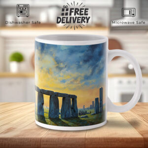 Enchanting Stonehenge Sunset Mug - Perfect Gift for Nature Lovers