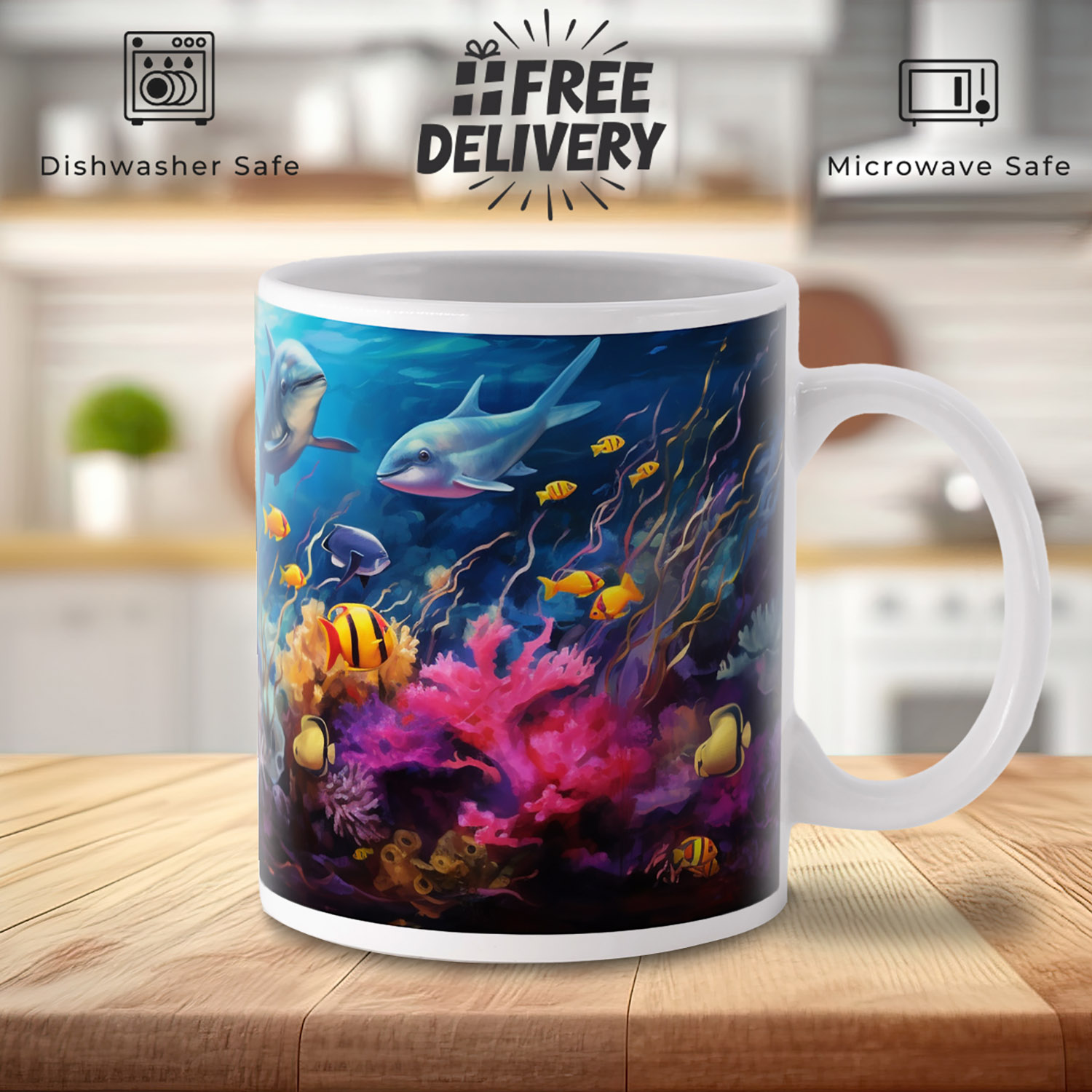 Vibrant Undersea Adventure Mug - Perfect for Ocean Lovers