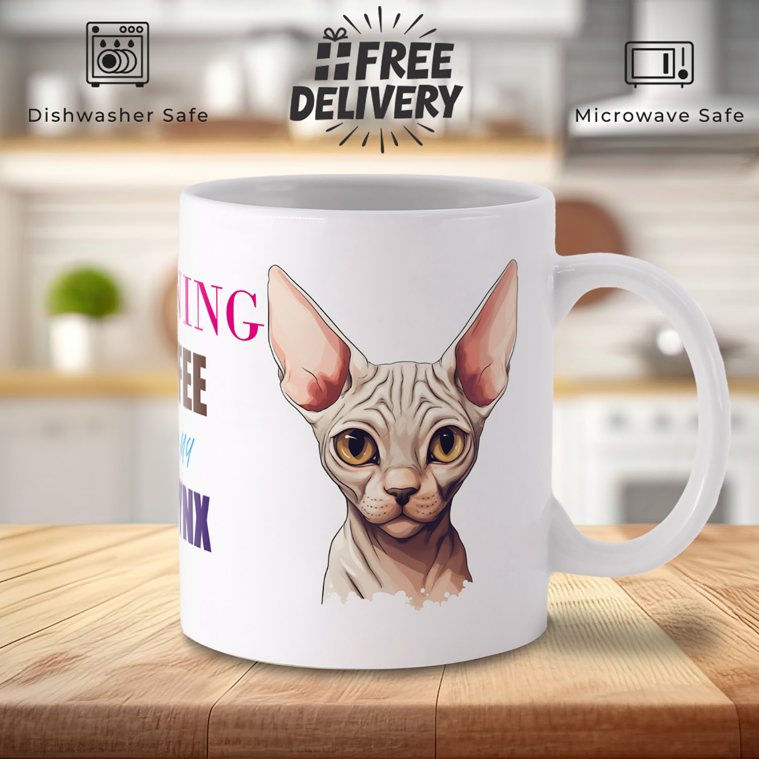 Sphynx Cat Mug - Perfect Gift for Cat Lovers