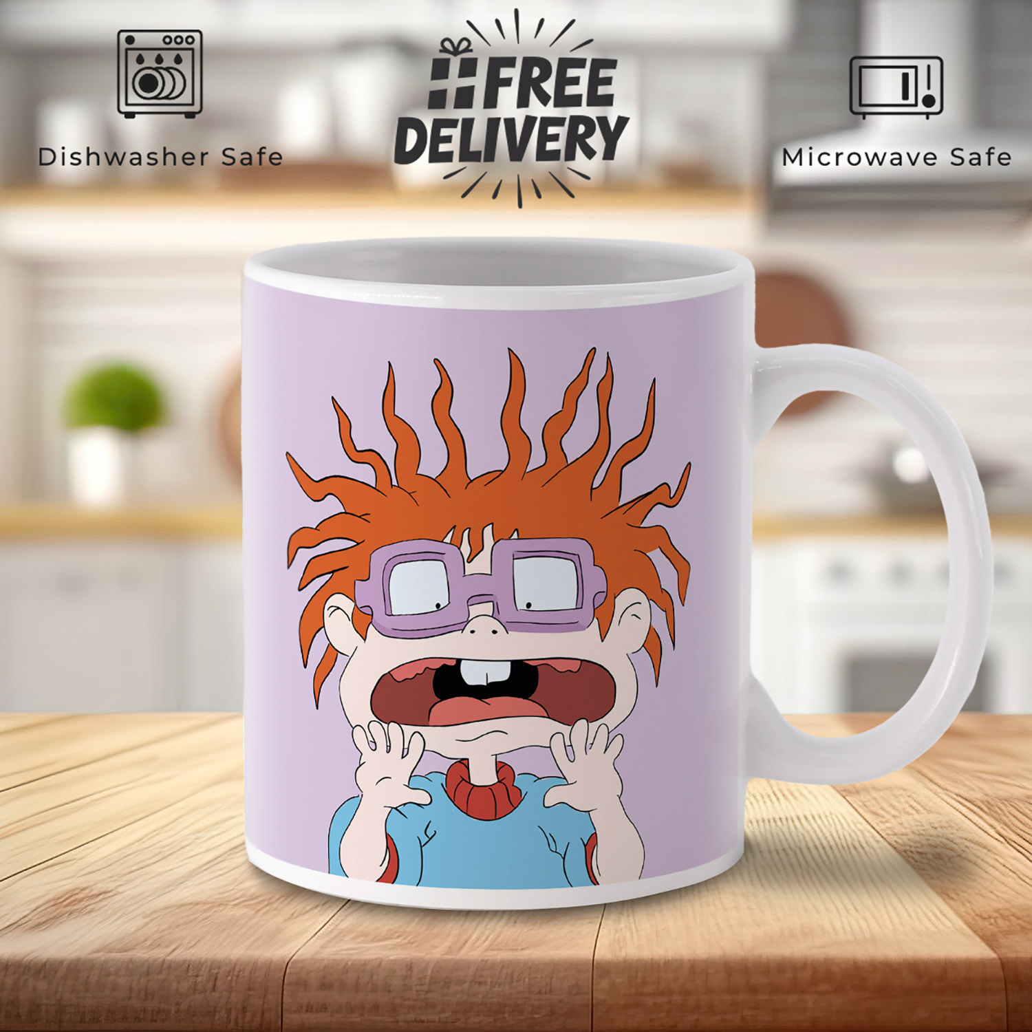 Chucky Rugrats Character Mug - Fun Gift for Fans