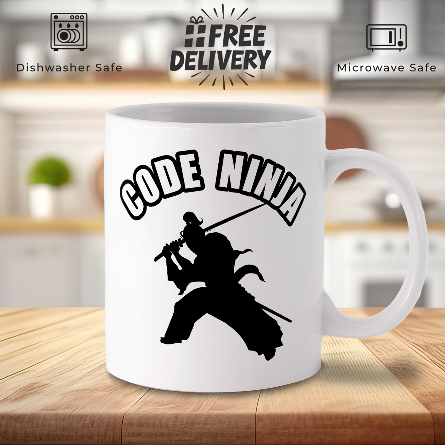 Code Ninja Genius Mug - Perfect Gift for Programmers