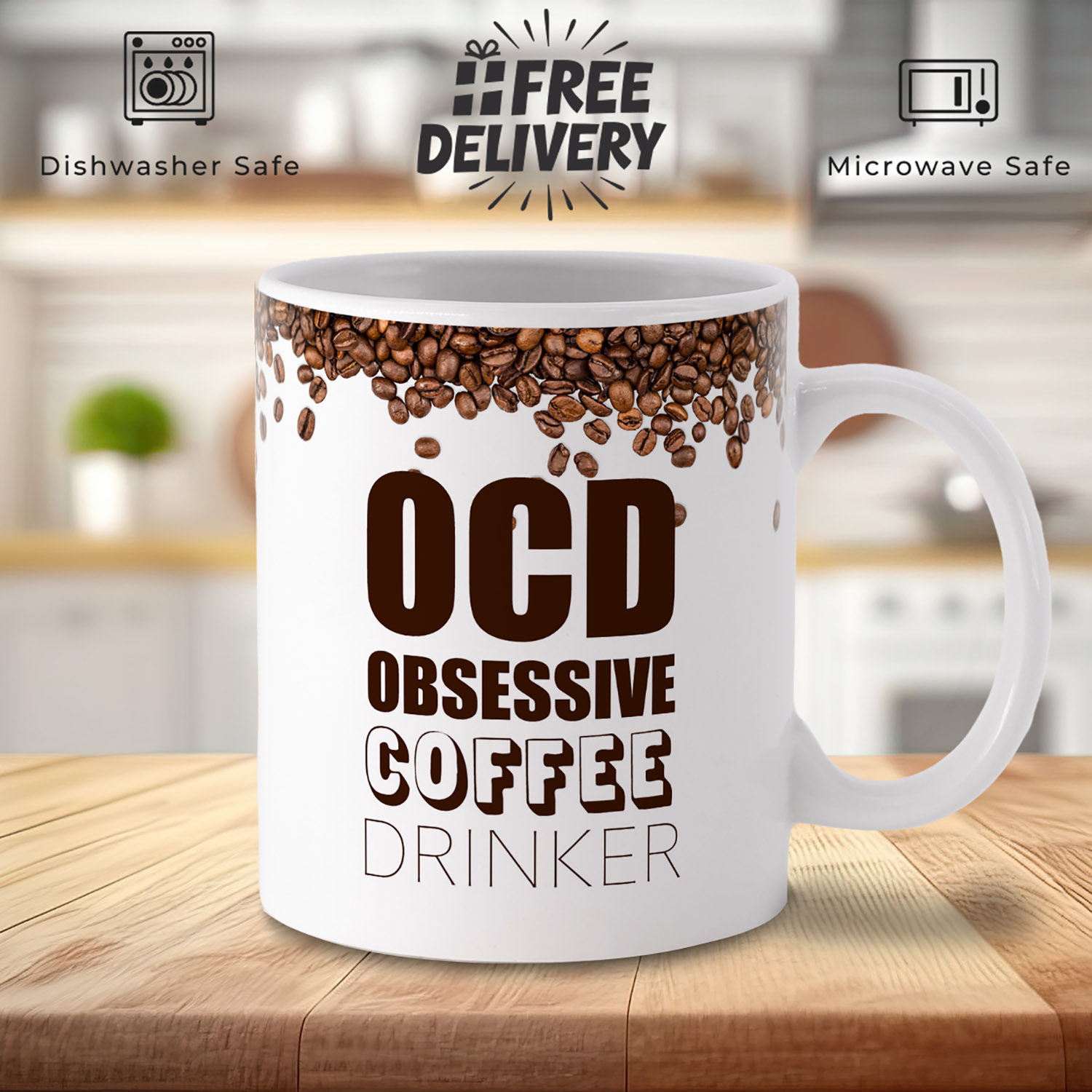 Obsessive Coffee Drinker Mug - Perfect Gift for Coffee Lovers