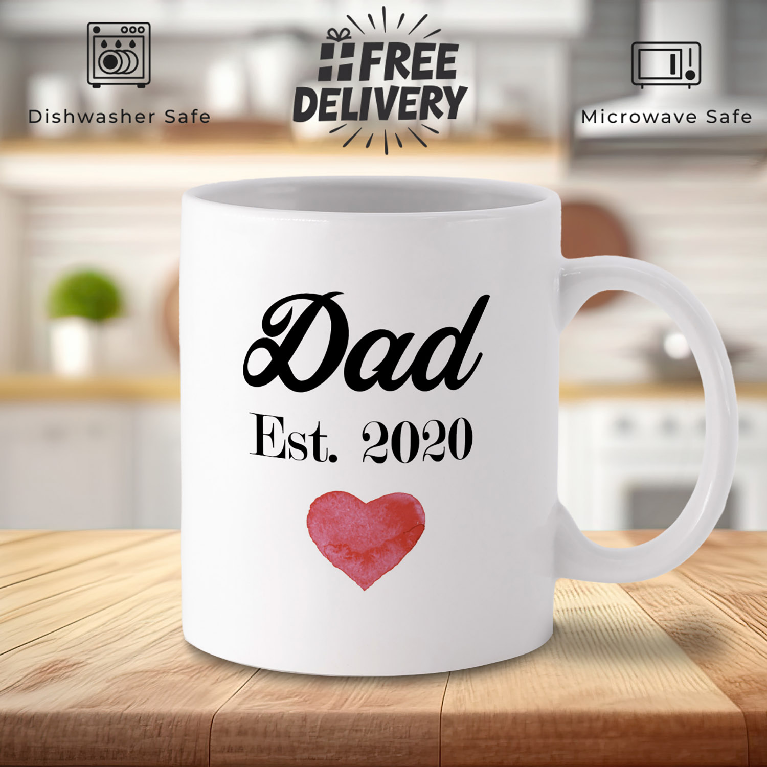 Personalised New Dad Mug - Unique Gift for New Fathers