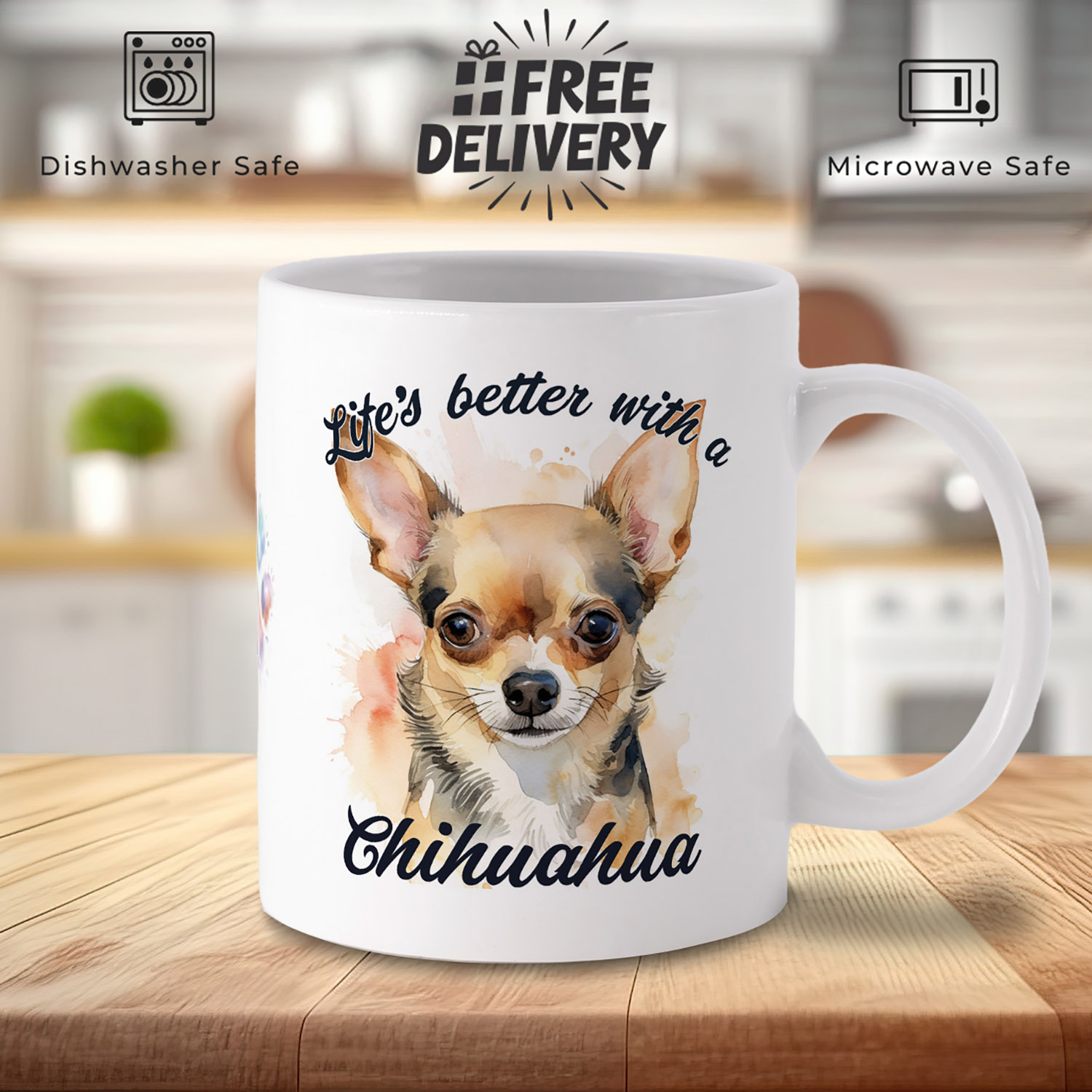 Charming Chihuahua Mug for Dog Lovers - Perfect Gift!