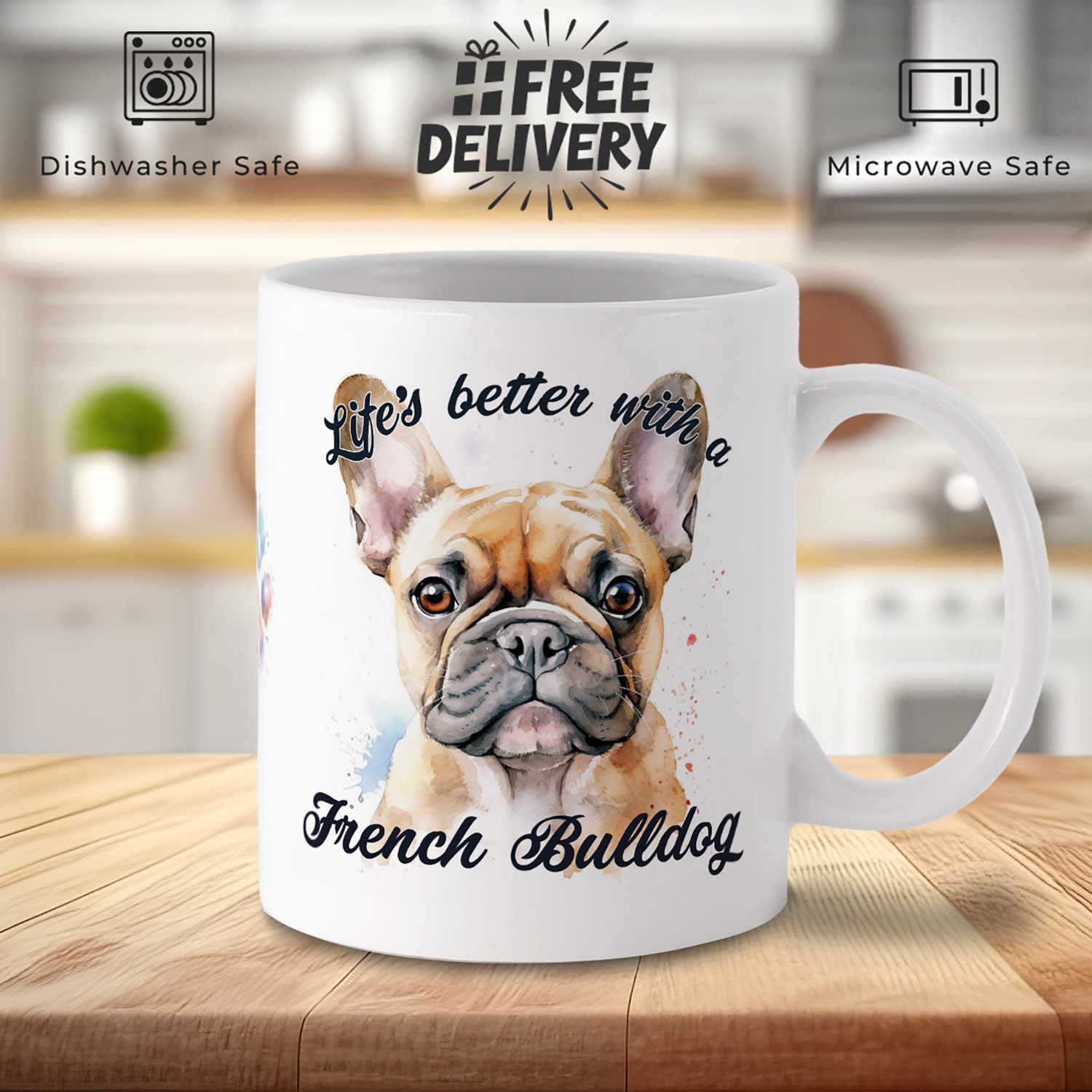 Charming French Bulldog Mug for Dog Lovers