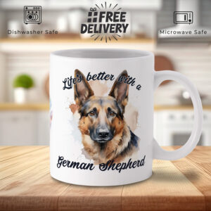 German Shepherd Lover's Mug - Perfect Gift for Dog Owners
