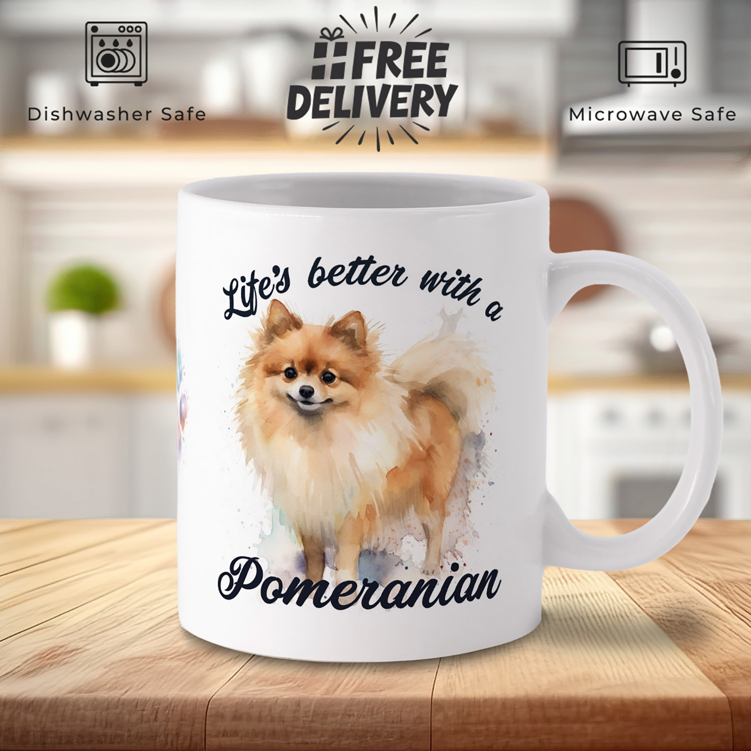 Adorable Pomeranian Mug for Dog Lovers - Perfect Gift