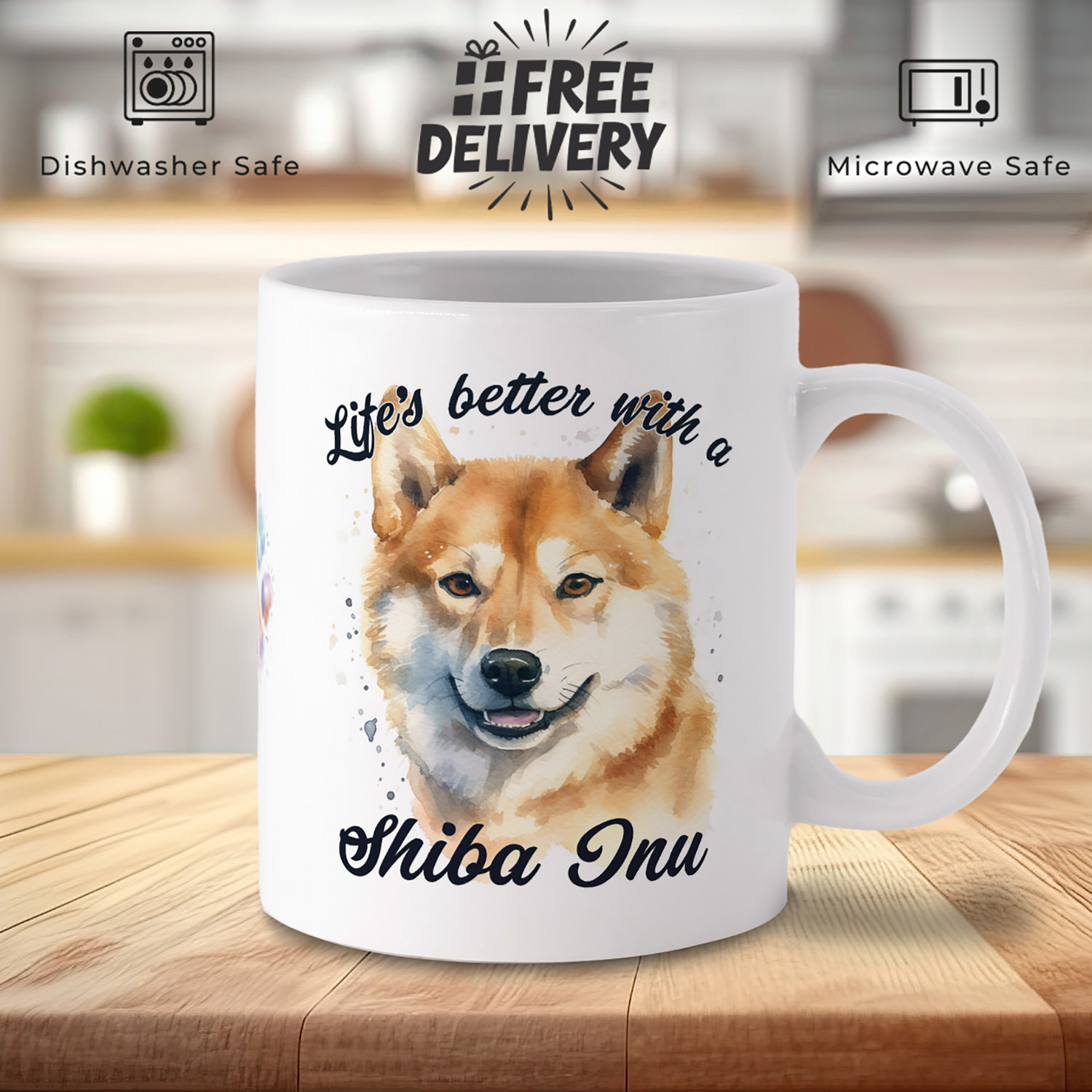 Adorable Shiba Inu Mug - Perfect Gift for Dog Lovers