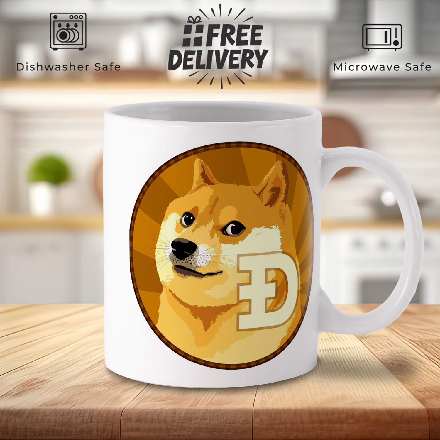 Doge Coin Mug: Perfect Gift for Crypto Lovers