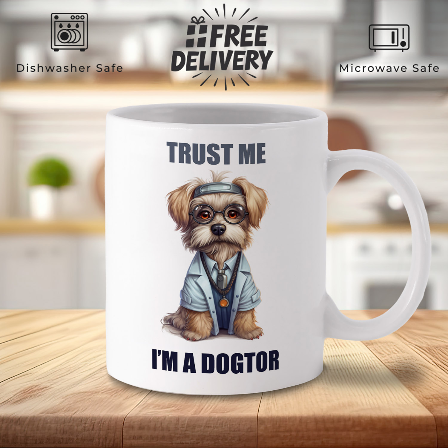 Trust Me, I'm a Dogtor Mug - Perfect Gift for Dog Lovers