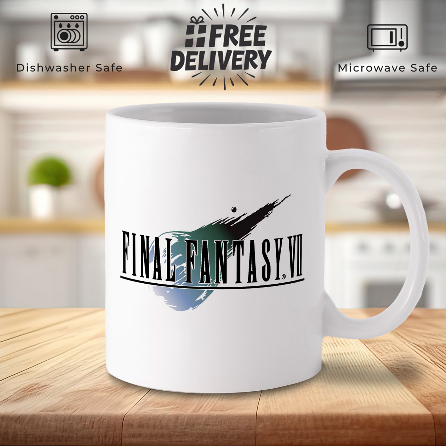 Final Fantasy Logo Mug - Perfect Gift for Gamers