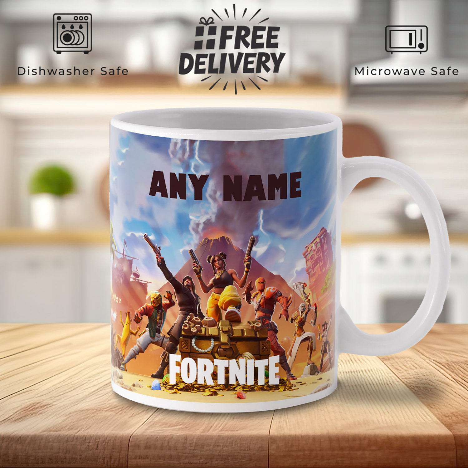 Fortnite Gamer Mug - Perfect Gift for Epic Players!