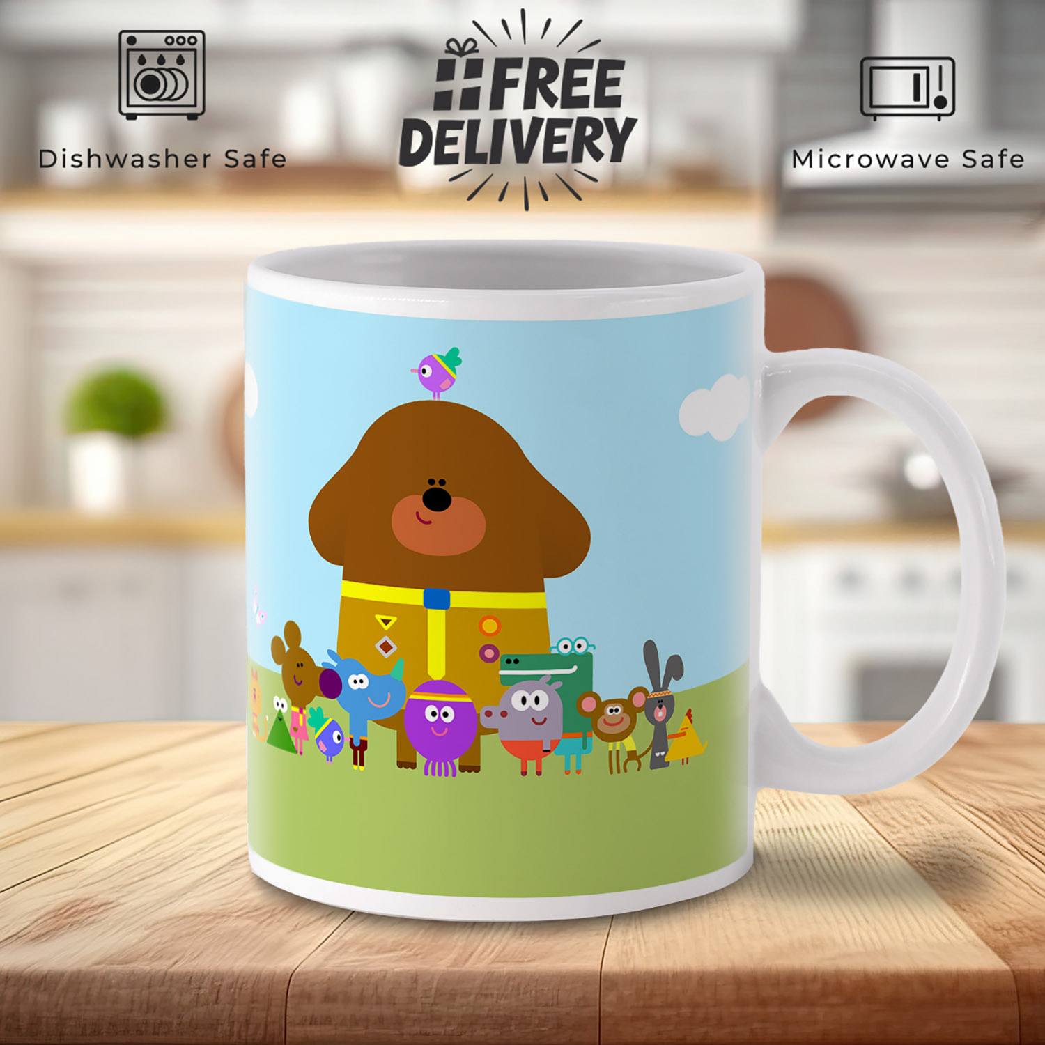 Hey Duggee Kids Mug - Fun Character Design for Little Fans