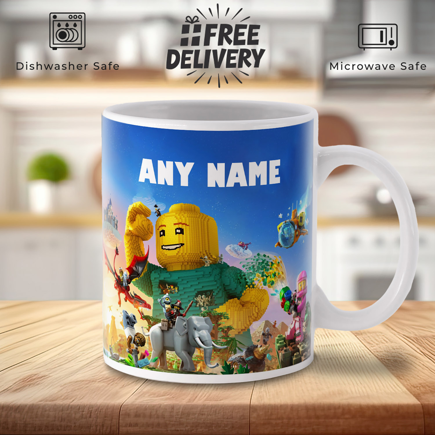 LEGO Worlds Mug: Creative Design for Builders & Fans