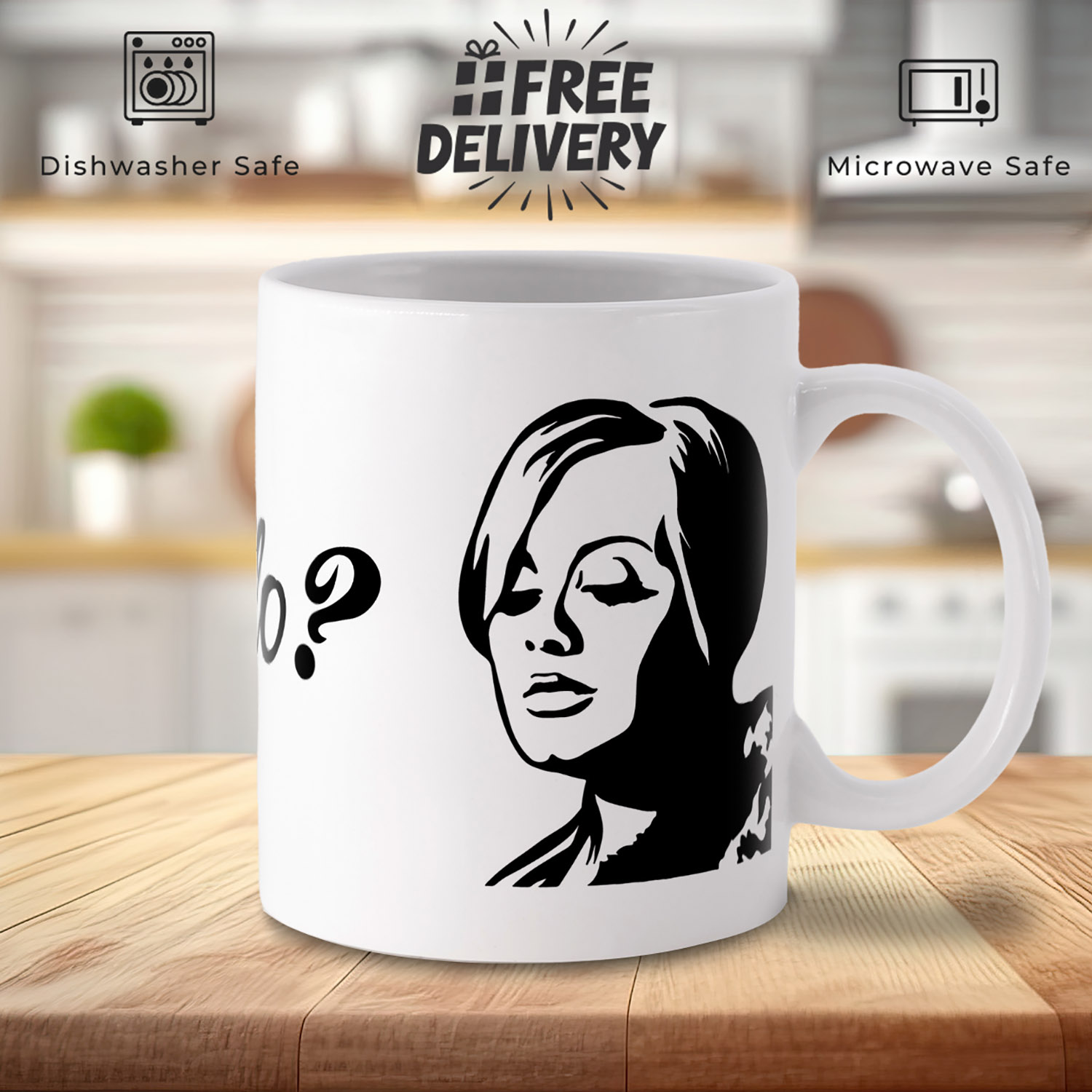 Personalized Adele 'Hello' Mug - Perfect Gift for Music Lovers