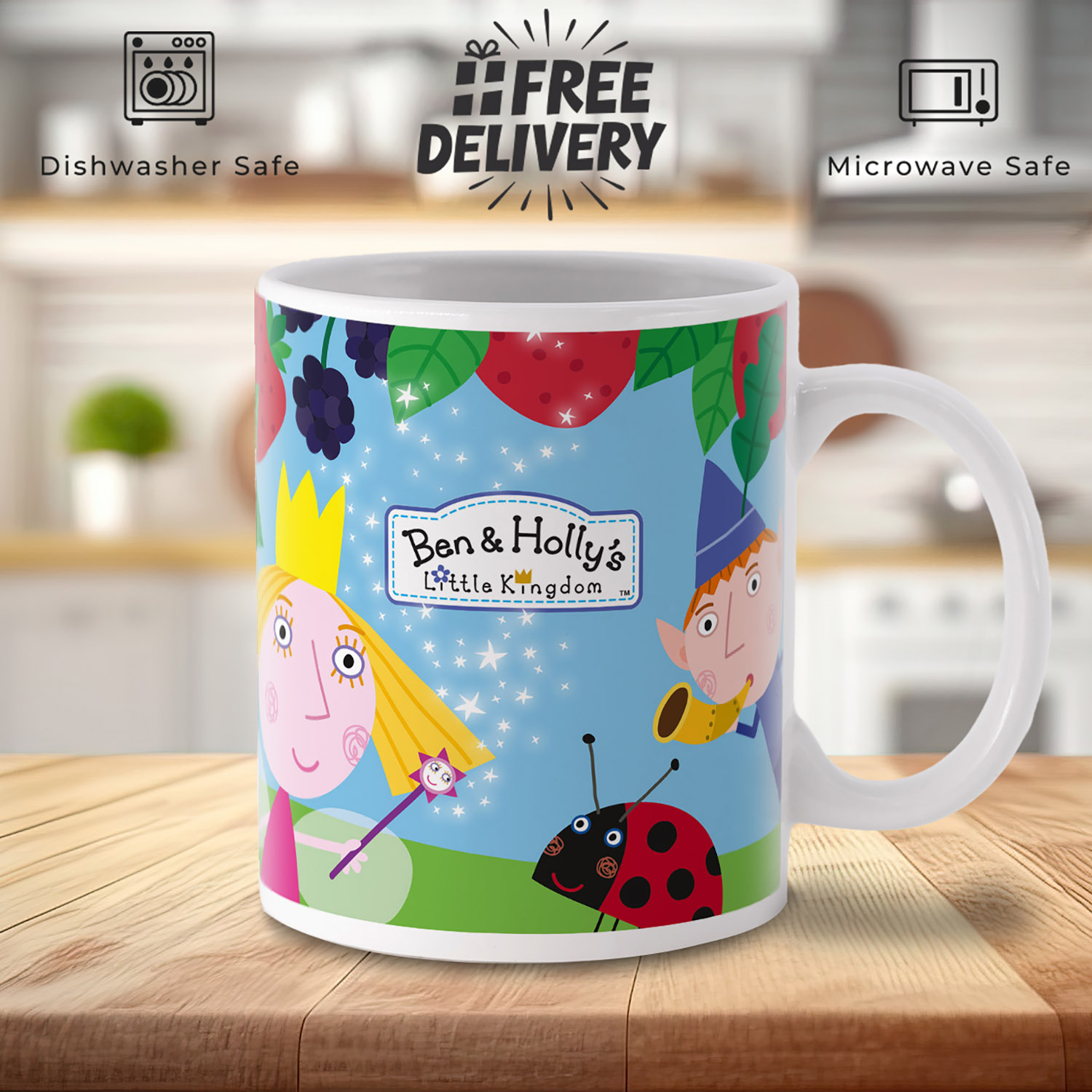 Whimsical Little Kingdom Mug for Kids' Magical Moments