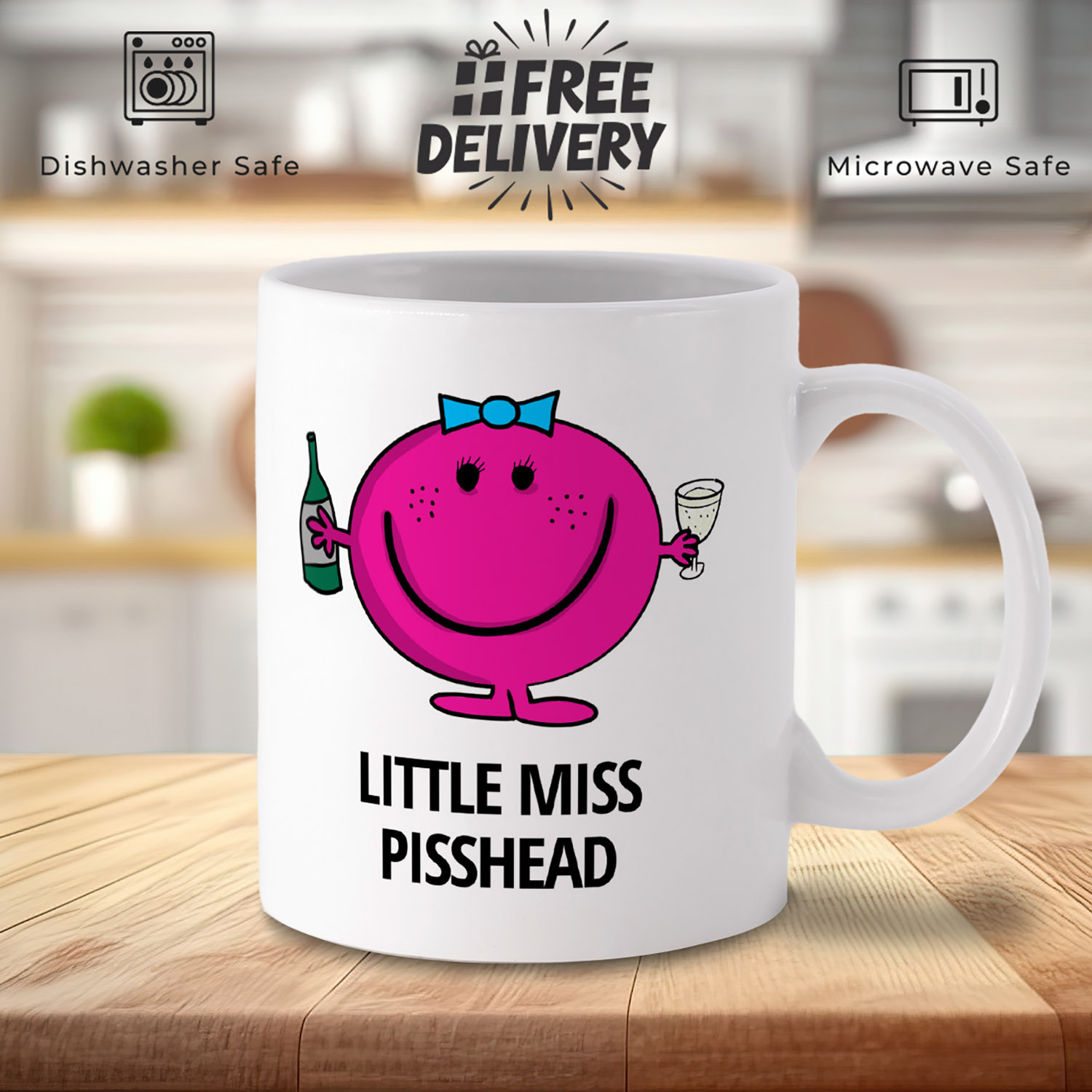 Little Miss Pisshead Mug - Fun Gift for Sassy Friends