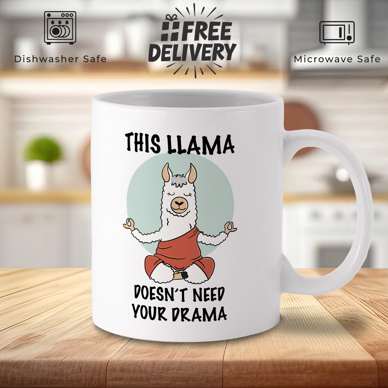 Zen Llama Mug