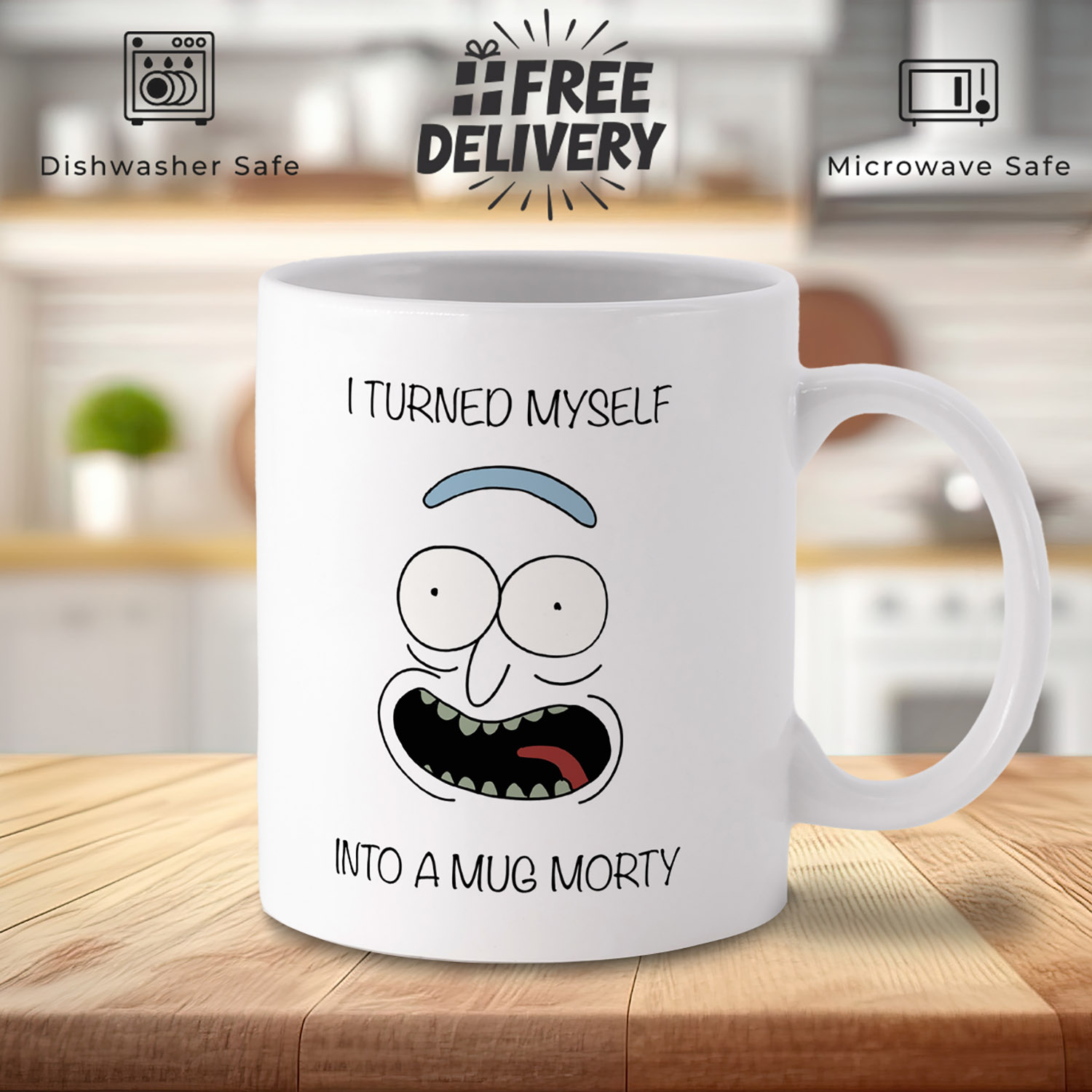 Funny Rick and Morty Mug for Fans - Perfect Gift Idea