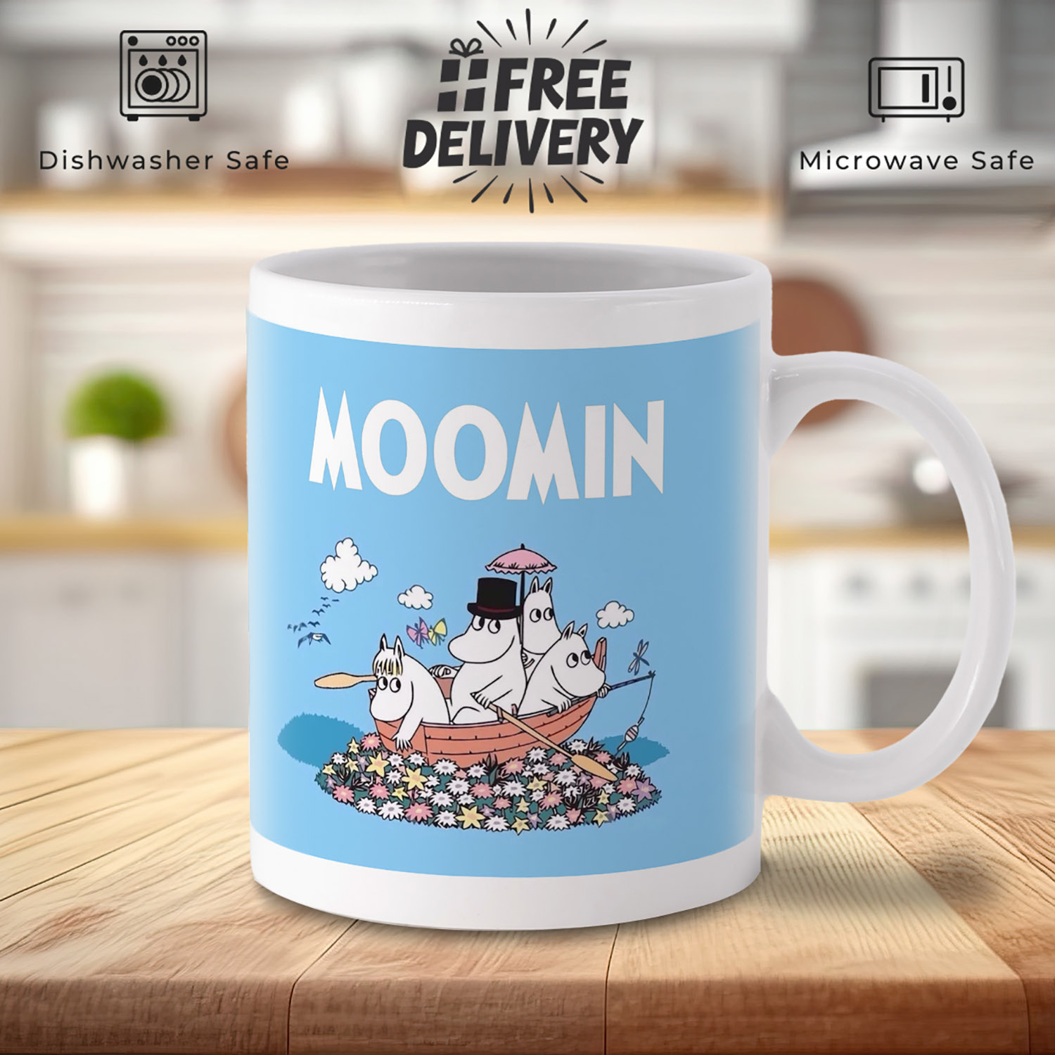 Moomin Boat Mug: Whimsical Design for Cozy Sips