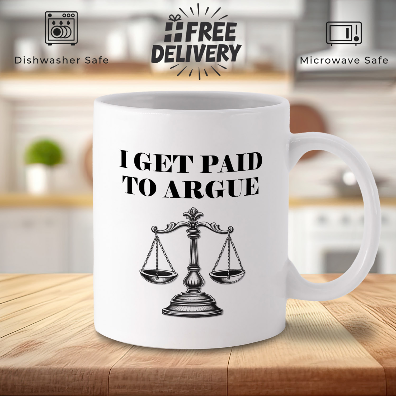 I Get Paid to Argue Mug - Perfect Gift for Debaters