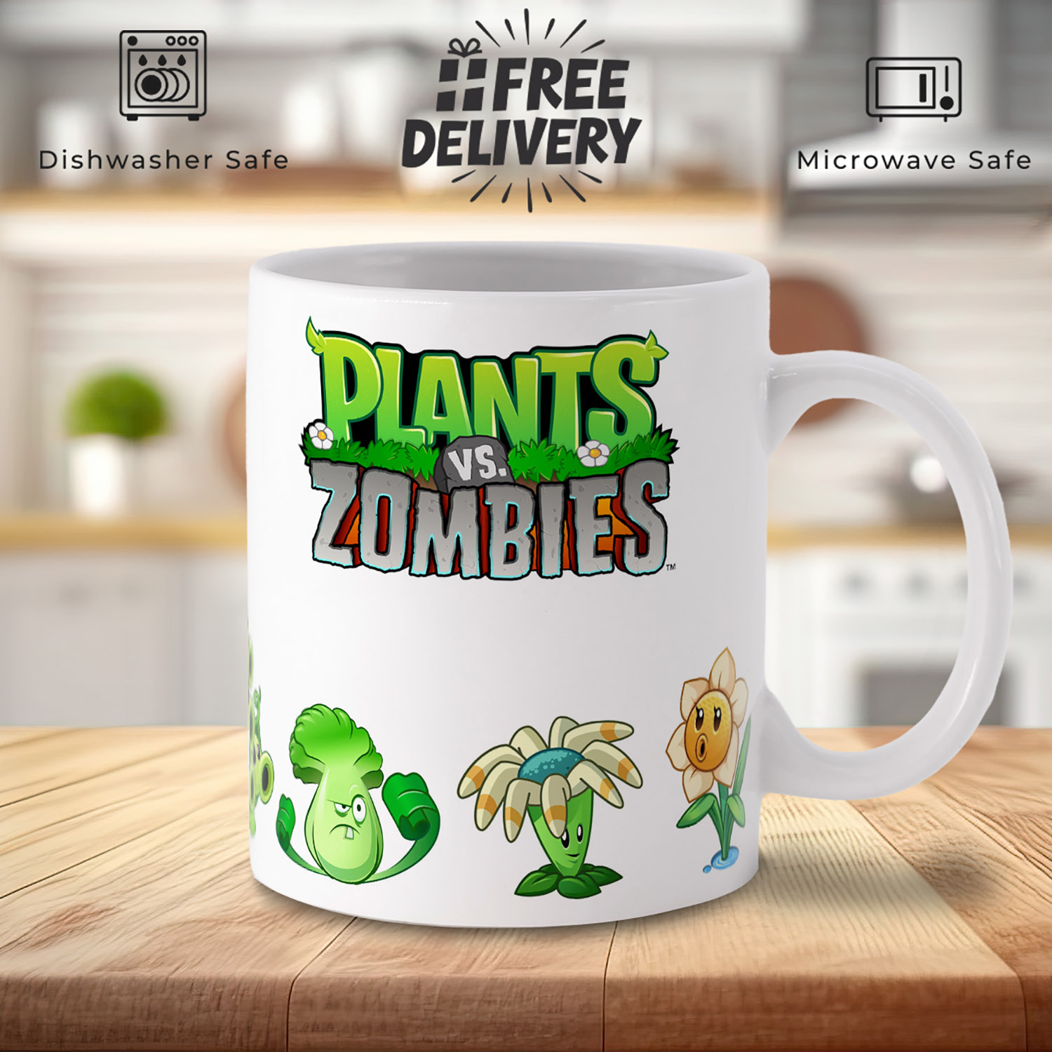 Plants vs Zombies Mug - Gamer's Perfect Coffee Companion