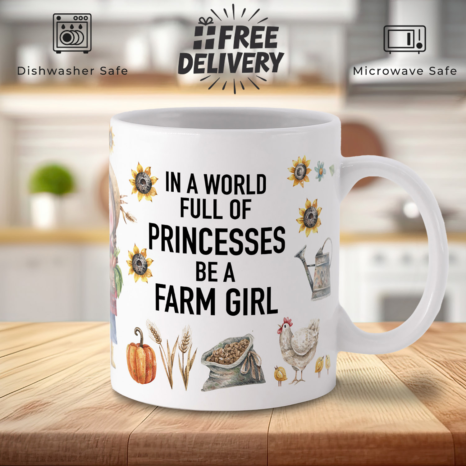 Farm Girl Mug: Embrace Your Inner Princess with Style