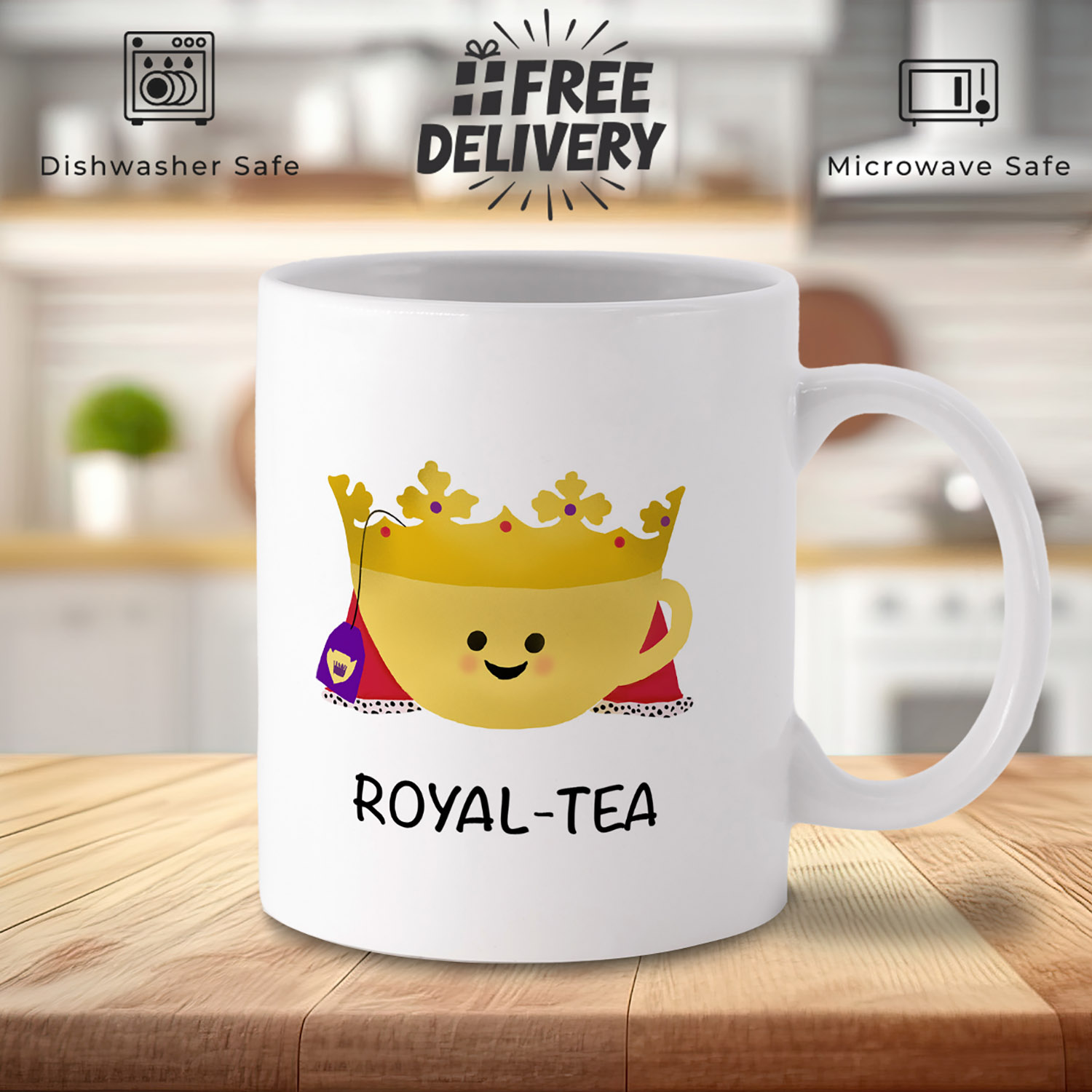 Royal Tea Cuppa Queen Mug - Perfect Gift for Tea Lovers