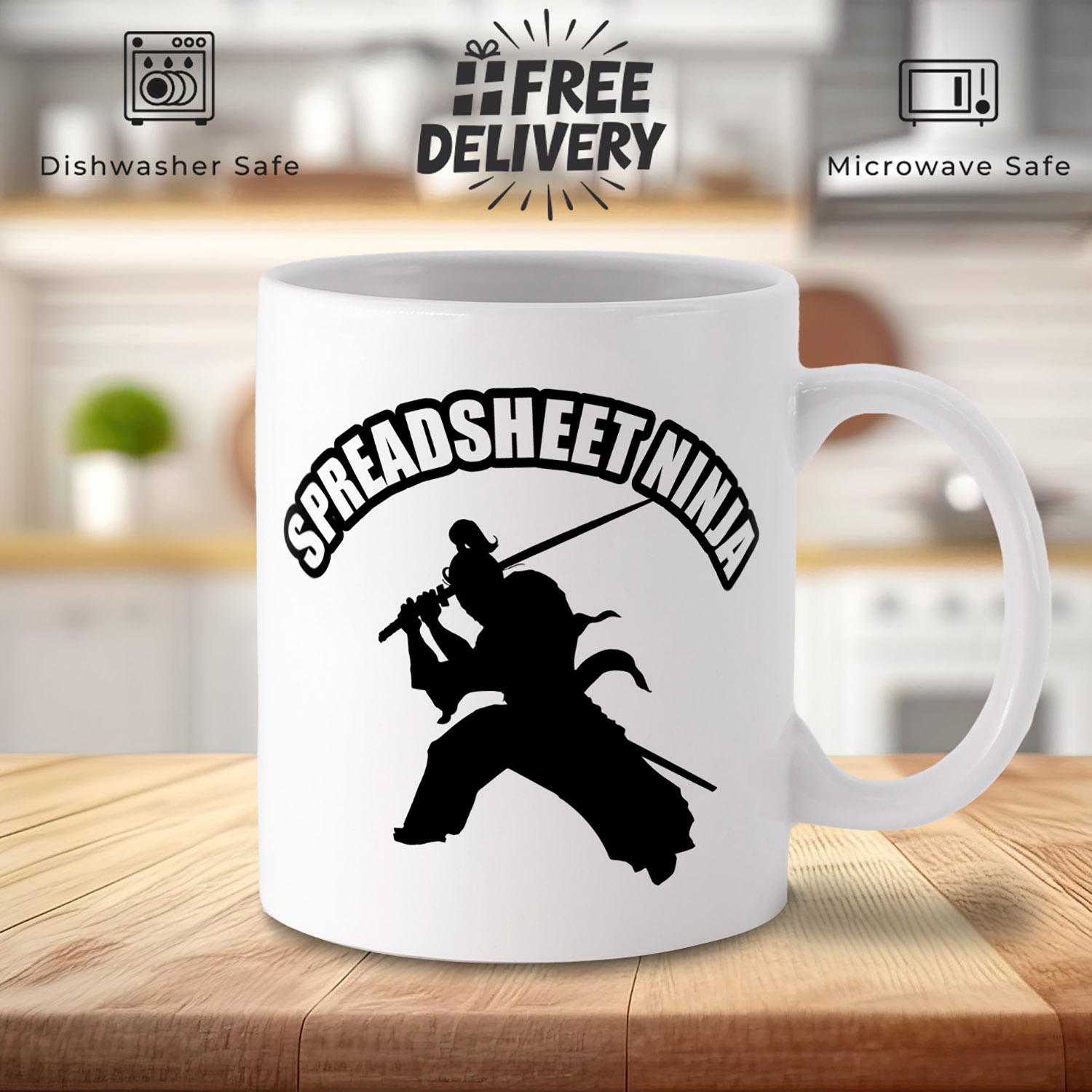 Spreadsheet Ninja Mug: Perfect Gift for Excel Enthusiasts