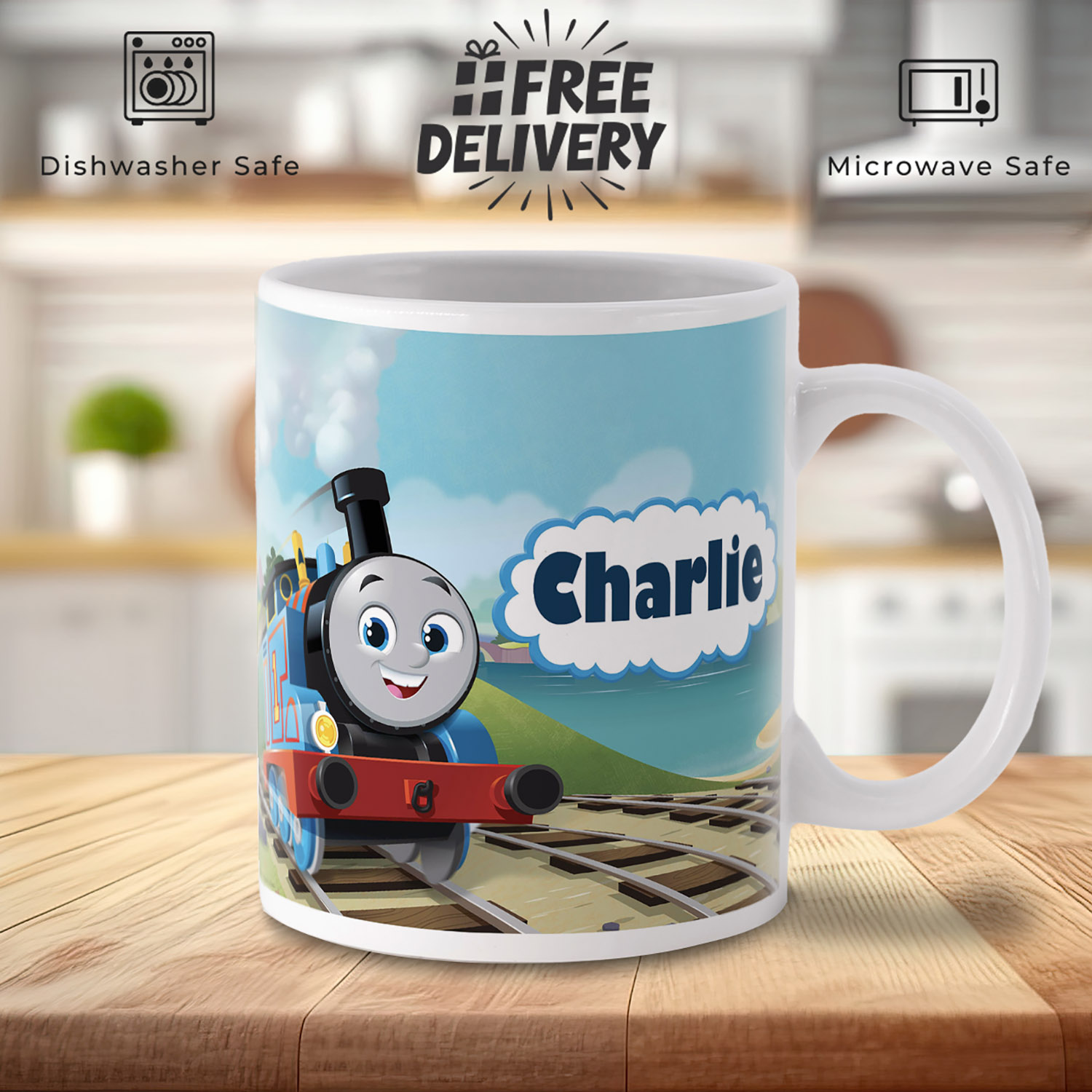 Thomas the Tank Engine Mug for Kids - Fun & Colorful Design