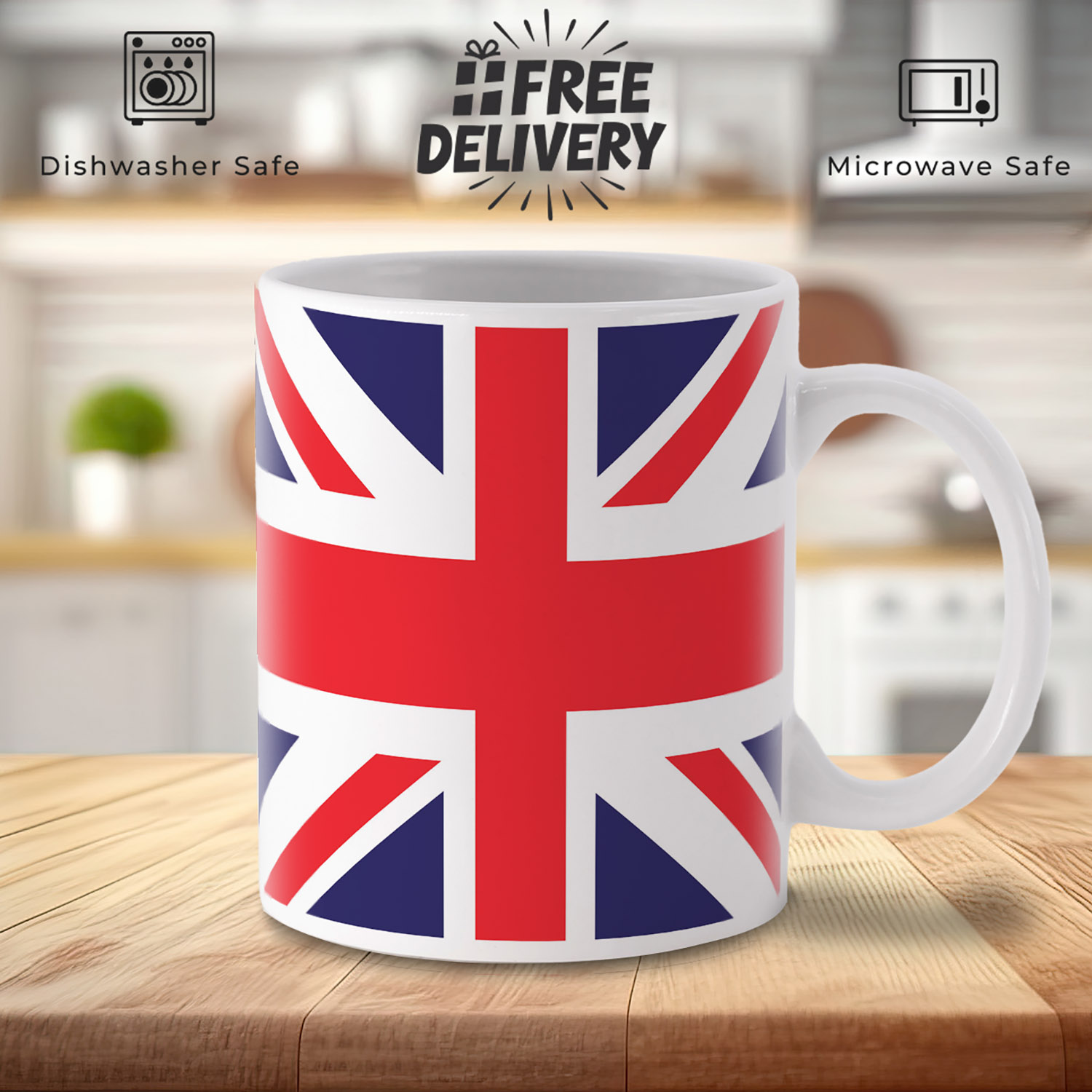 Union Jack Flag Mug - Perfect Gift for British Tea Lovers