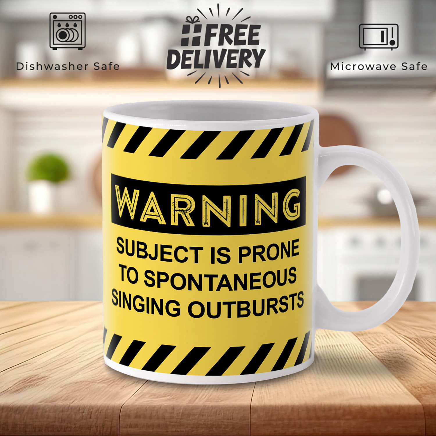 Spontaneous Singing Outburst Mug - Fun Gift for Music Lovers