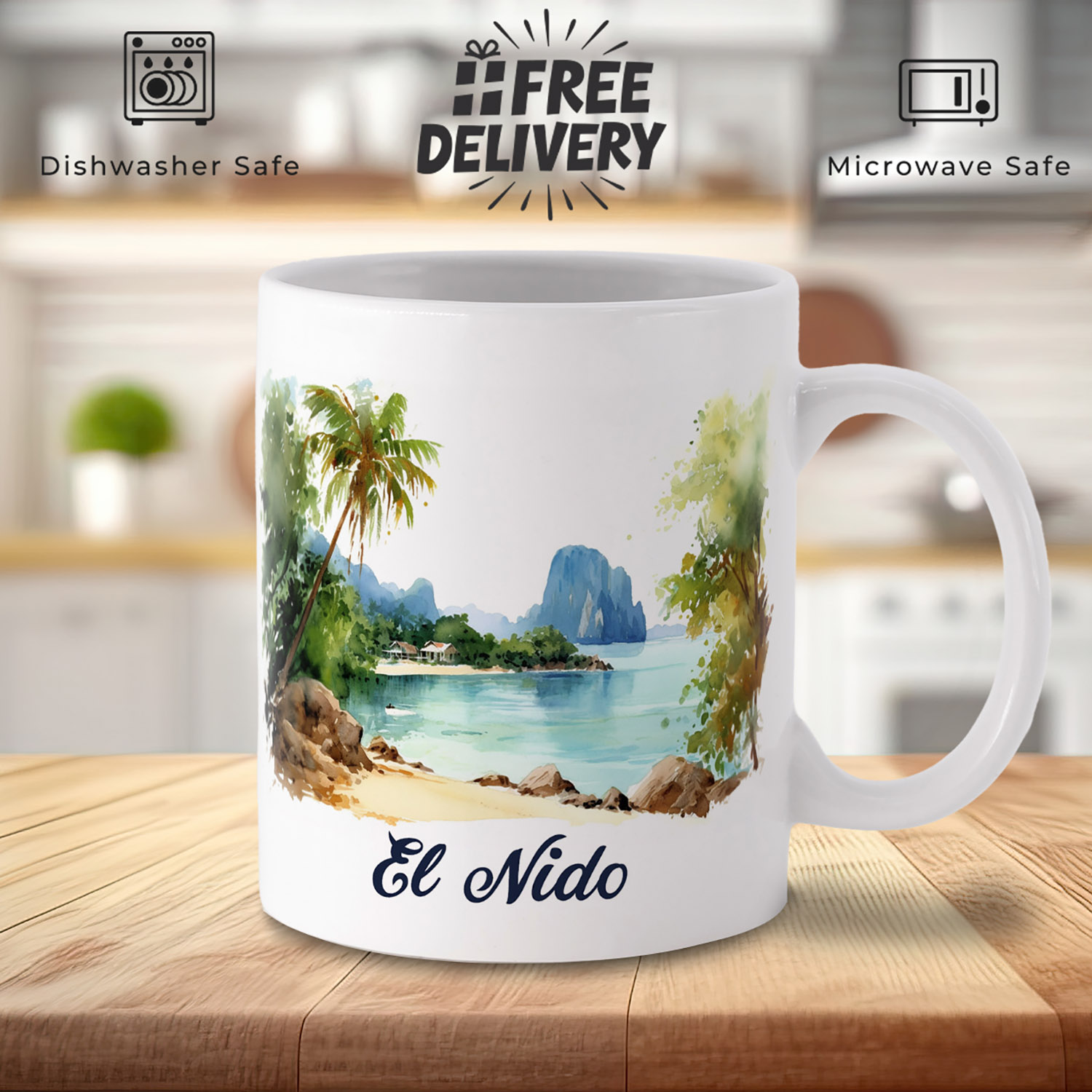 El Nido Watercolour Mug