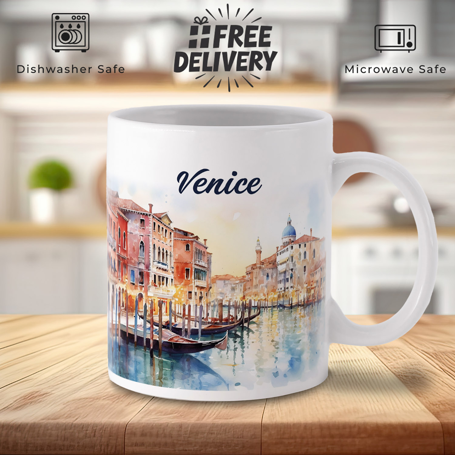 Venice Watercolour Mug