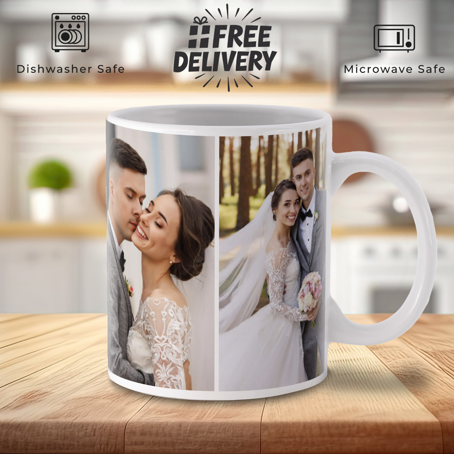 Personalized Photo Memory Mug - Unique Gift for Loved Ones