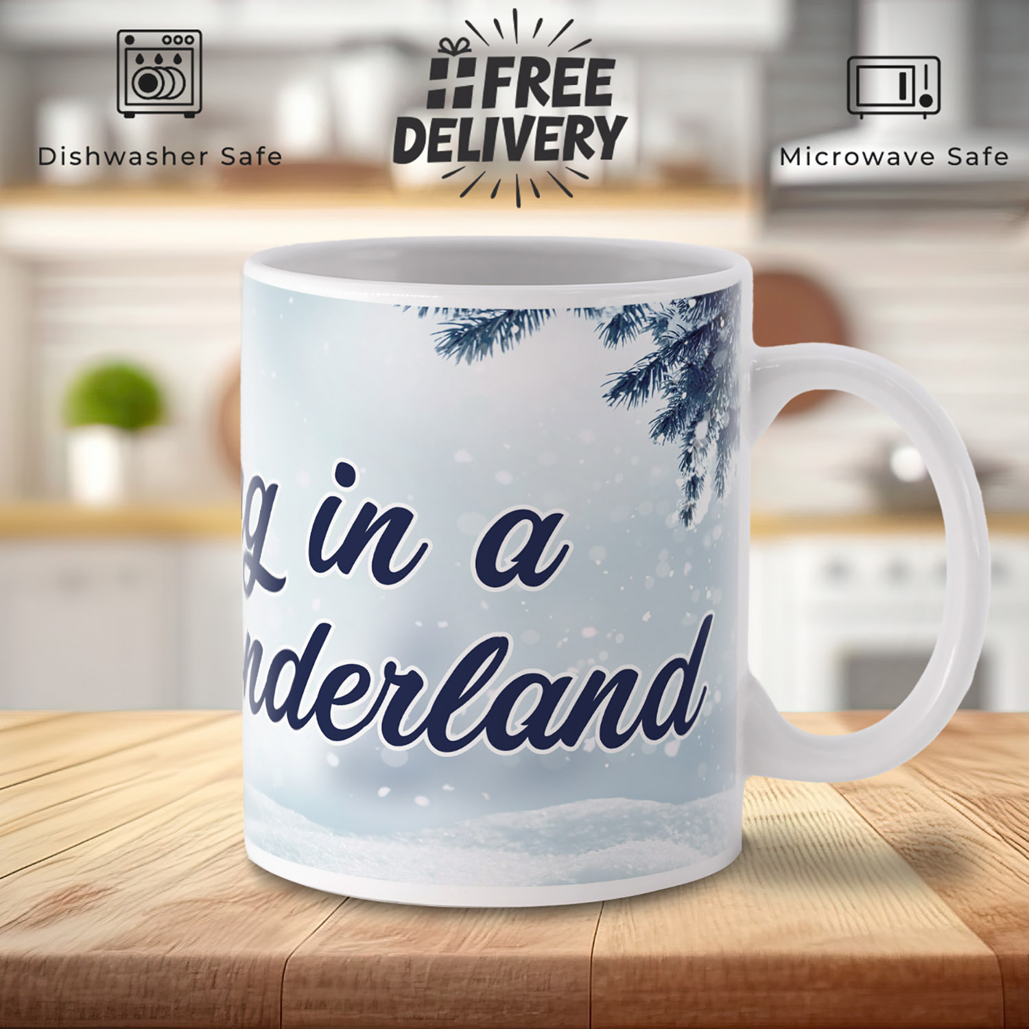 Winter Wonderland Mug - Cozy Holiday Gift for Hot Drinks