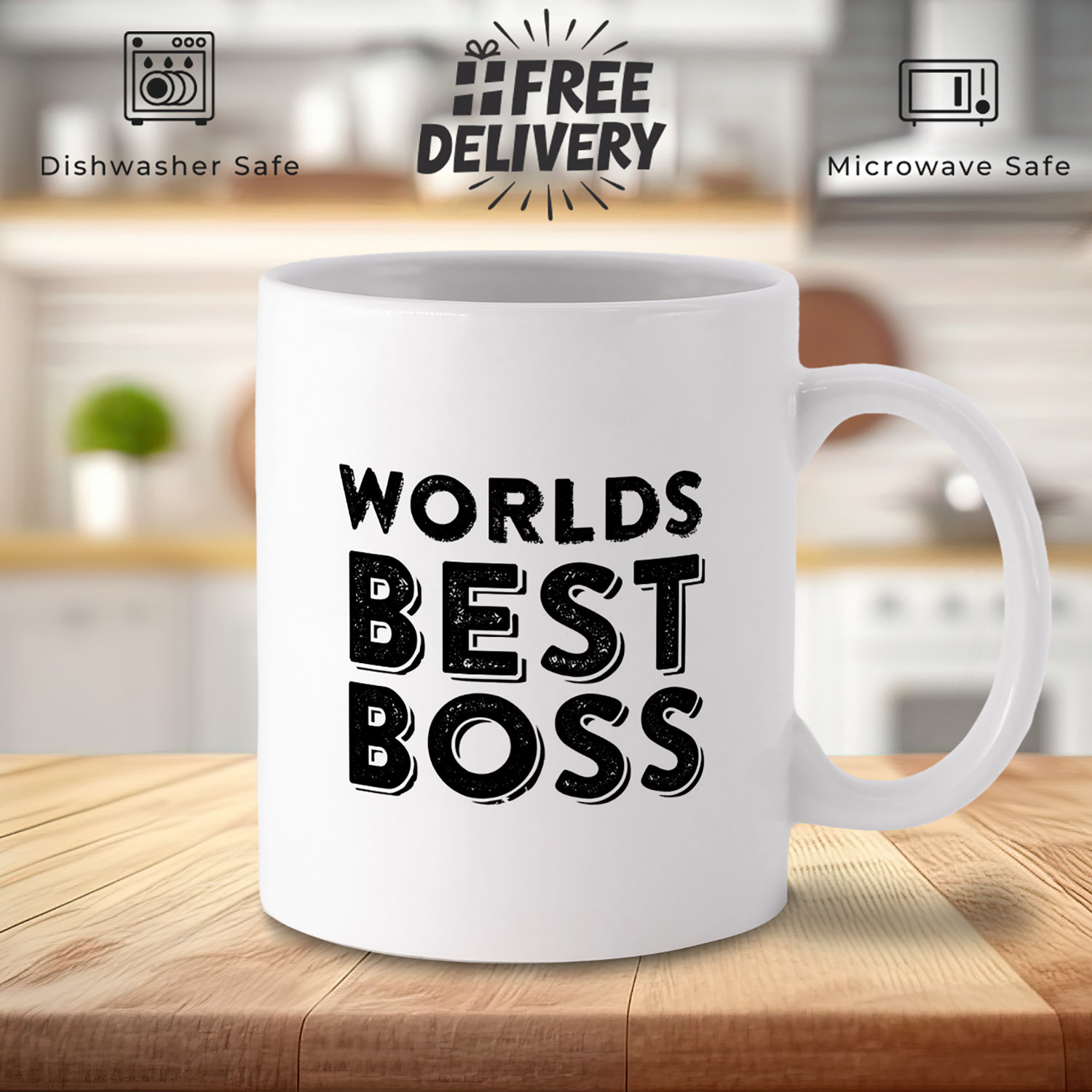 World's Best Boss Mug - Perfect Gift for Leaders & Managers