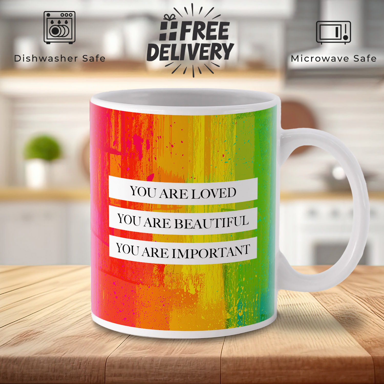 You Are Loved Inspirational Mug - Perfect Gift for Her