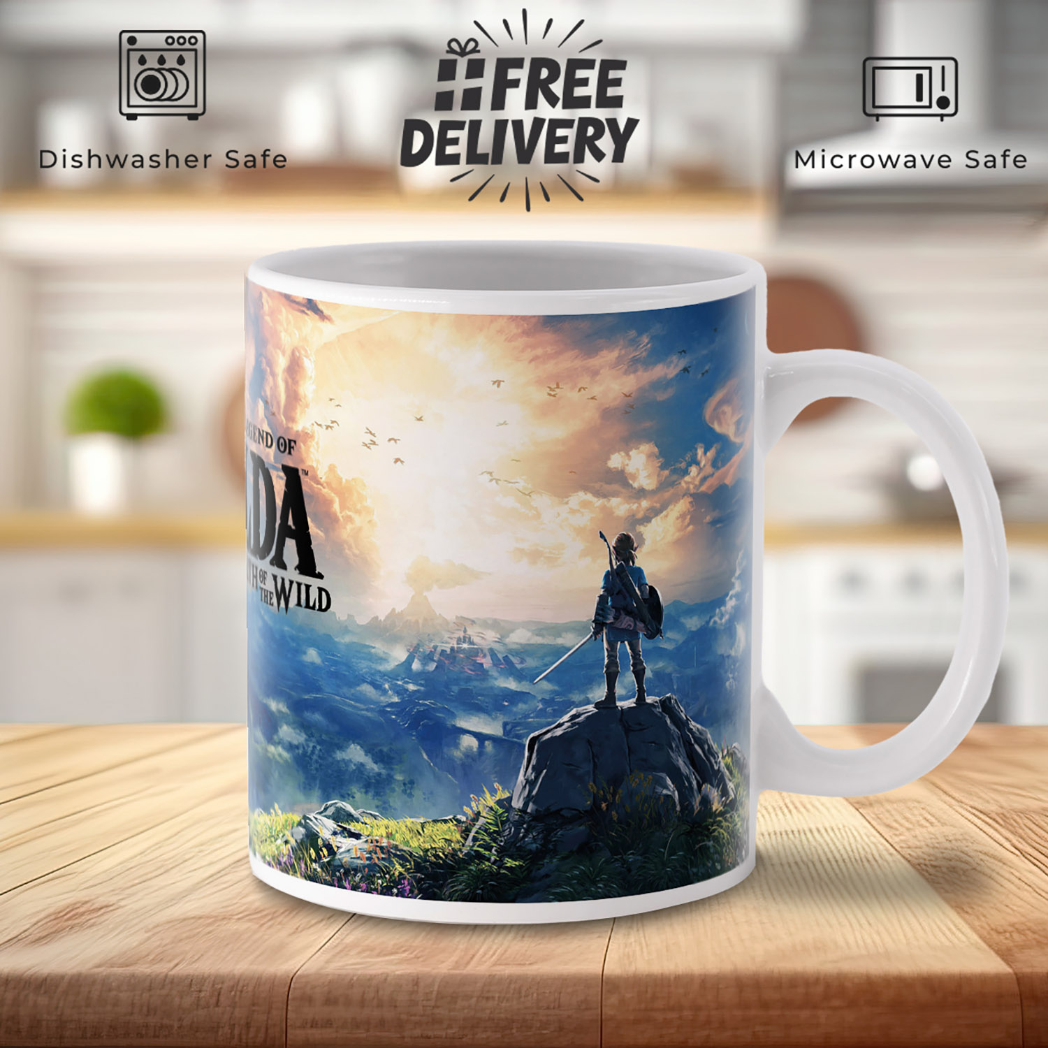 Zelda: Breath of the Wild Adventure Mug for Gamers