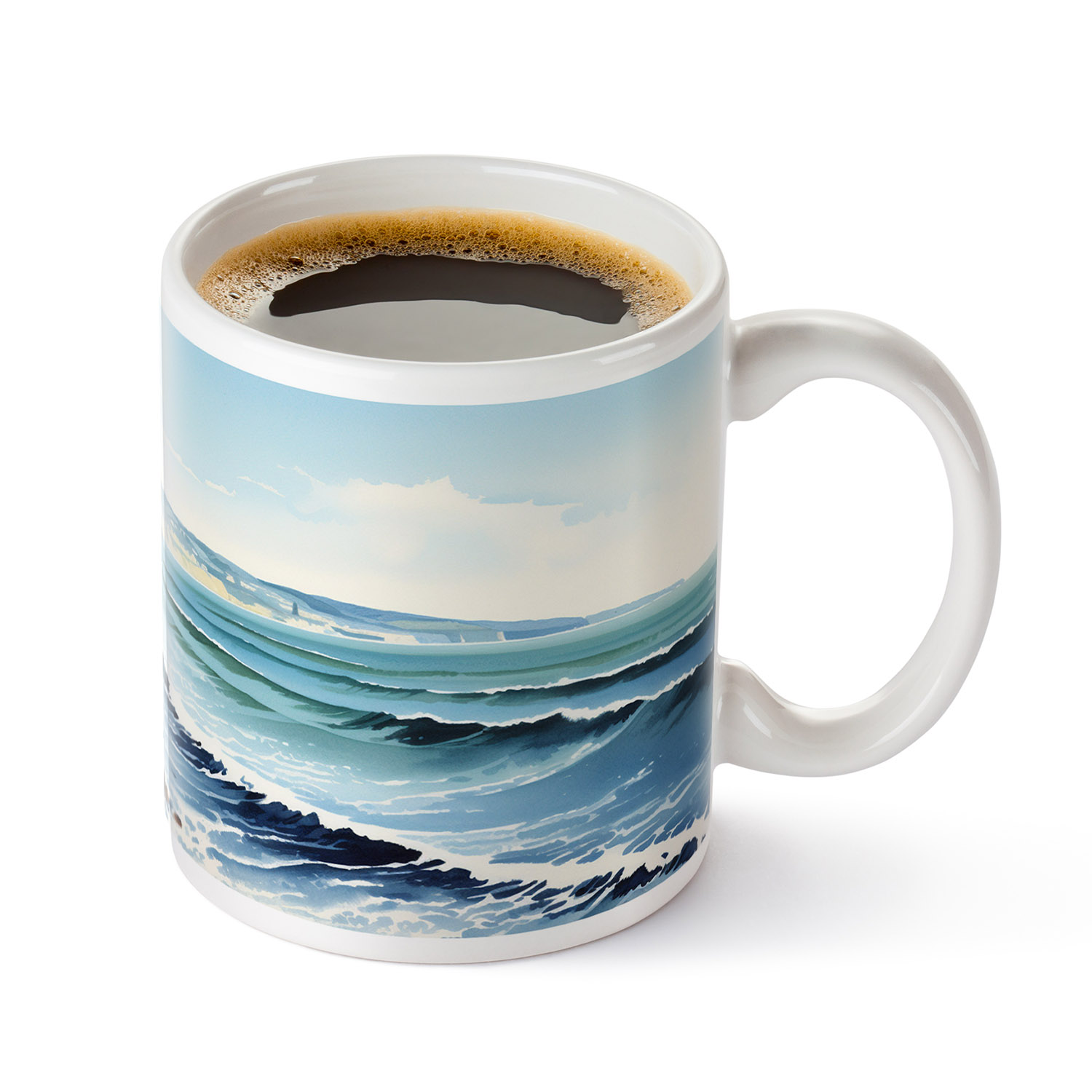 Durdle Door Seascape Mug - Coastal Charm for Beach Lovers