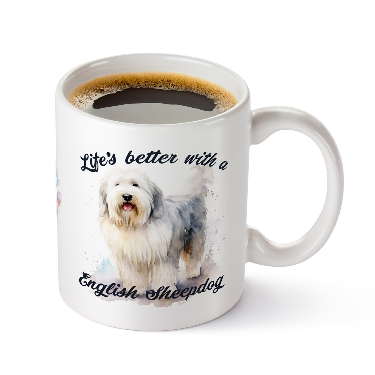 English Sheepdog Mug - Perfect Gift for Dog Lovers