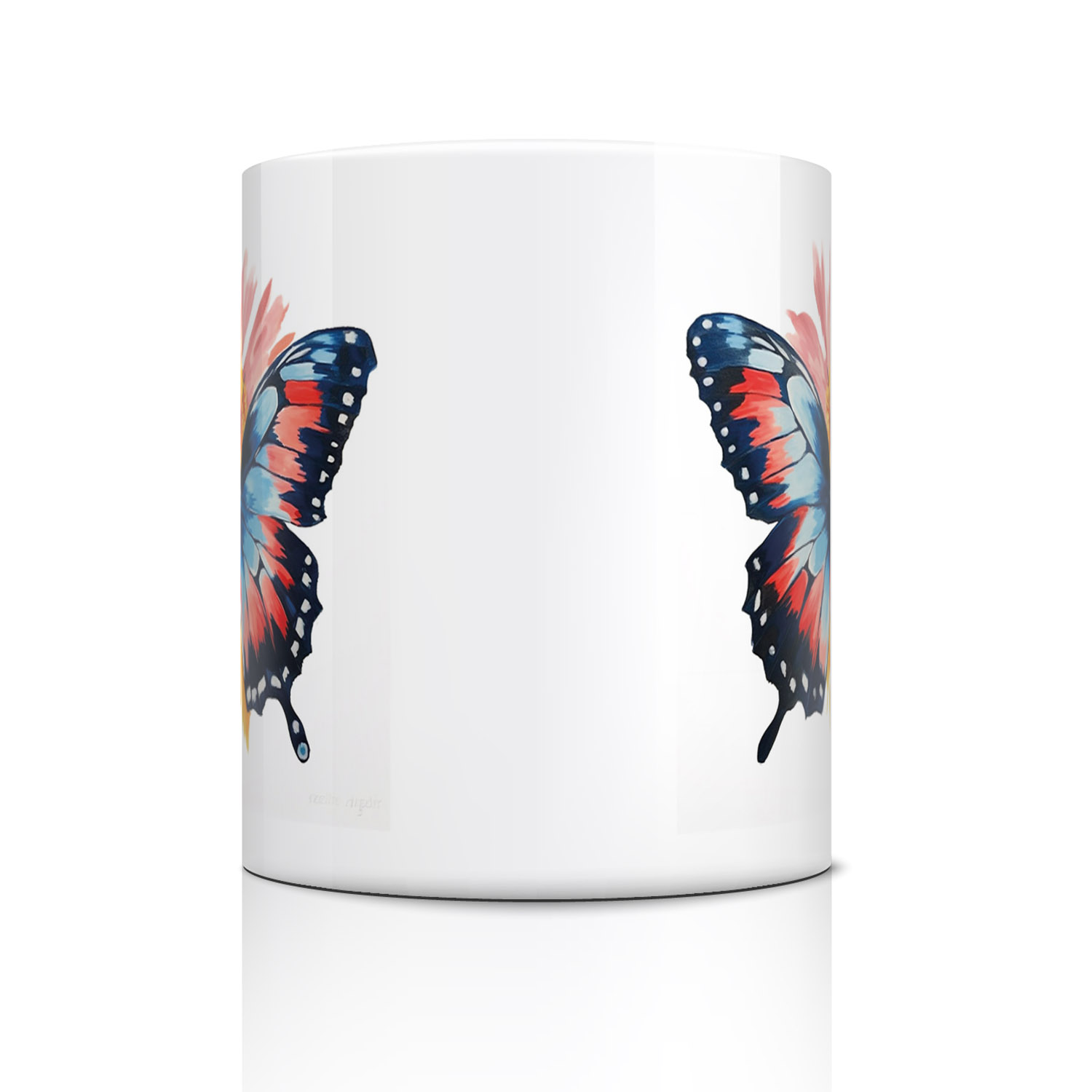Vibrant Butterfly Bloom Mug - Perfect for Tea & Coffee Lovers