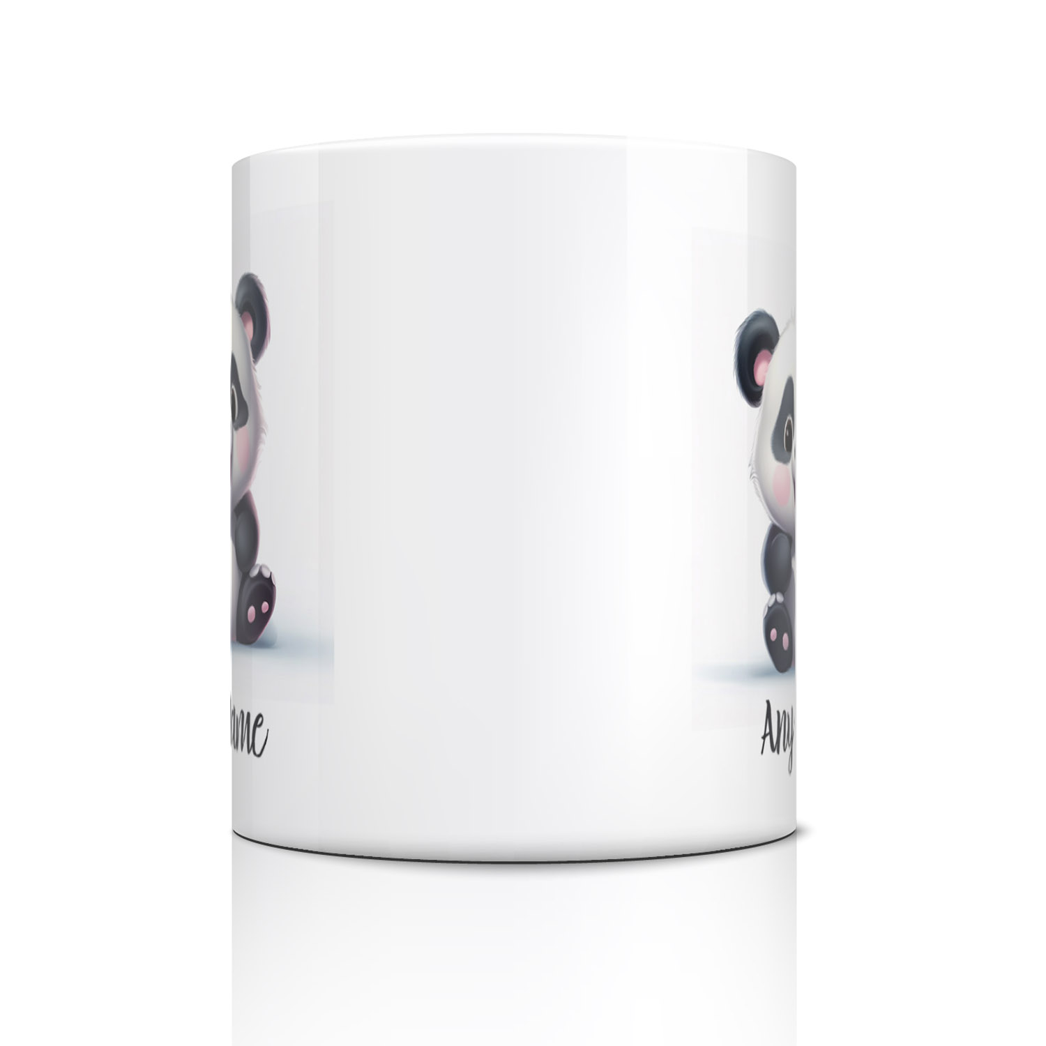 Custom Panda Mug - Personalised 11oz Ceramic Gift