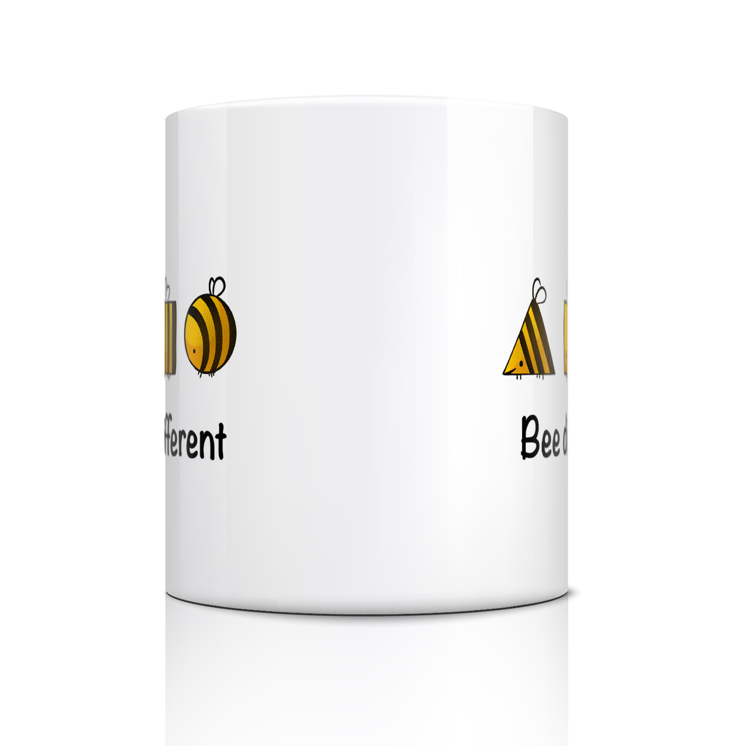 Bee Different Illustrated Bumblebee Mug for Nature Lovers