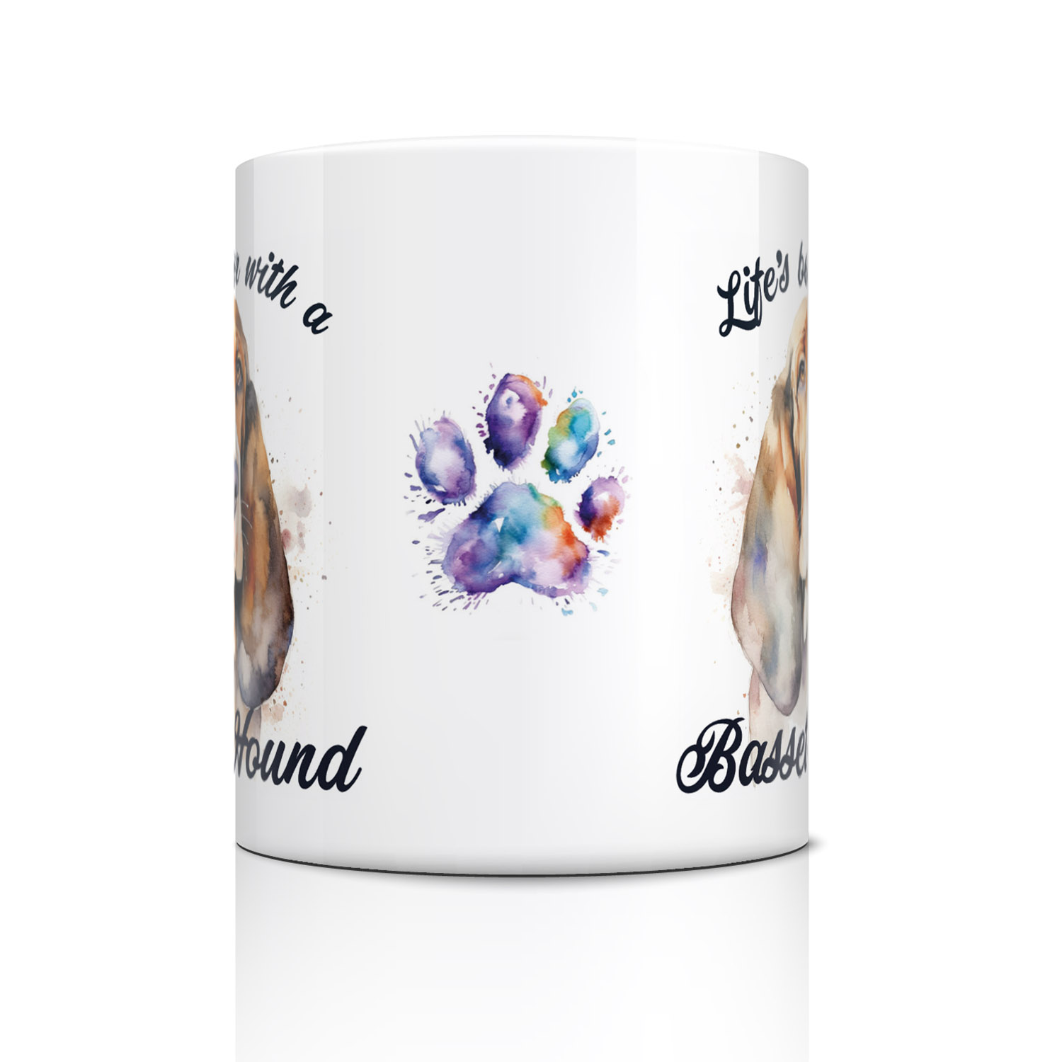 Charming Basset Hound Mug for Dog Lovers - Perfect Gift