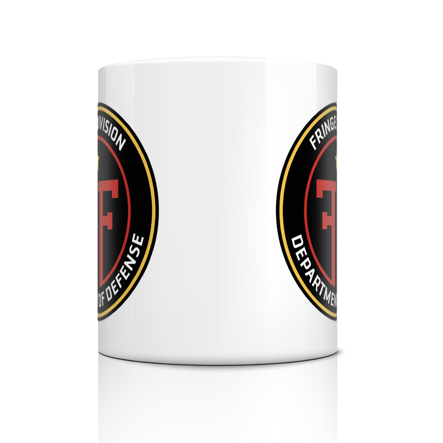 Fringe Division Defense Badge Mug - Unique Gift for Fans