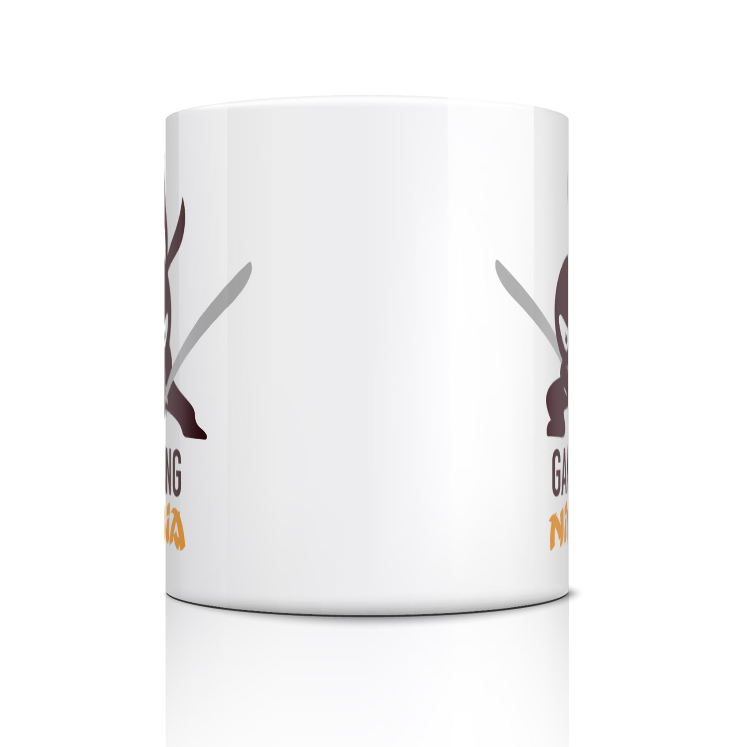 Ninja Silhouette Gaming Mug - Perfect Gift for Gamers