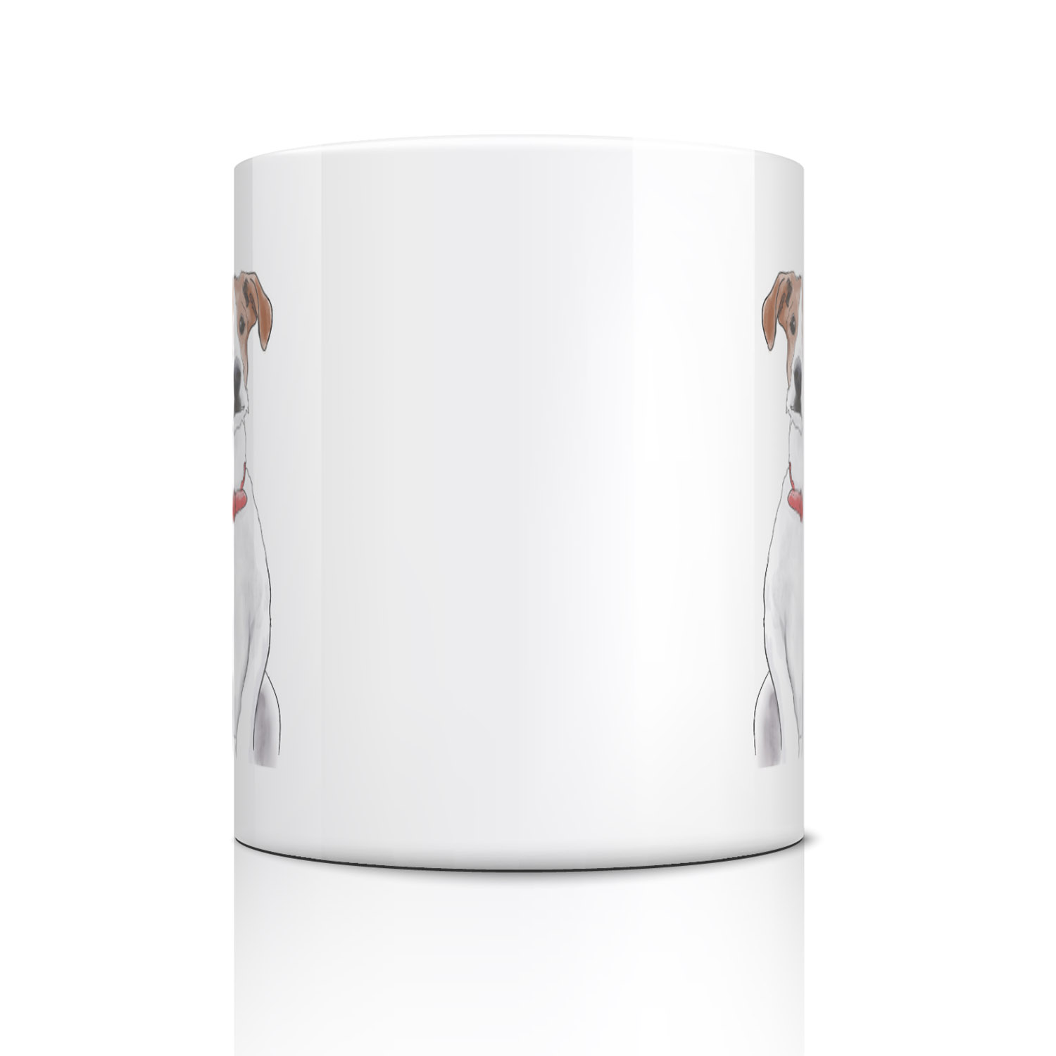 Adorable Illustrated Jack Russell Mug for Dog Lovers