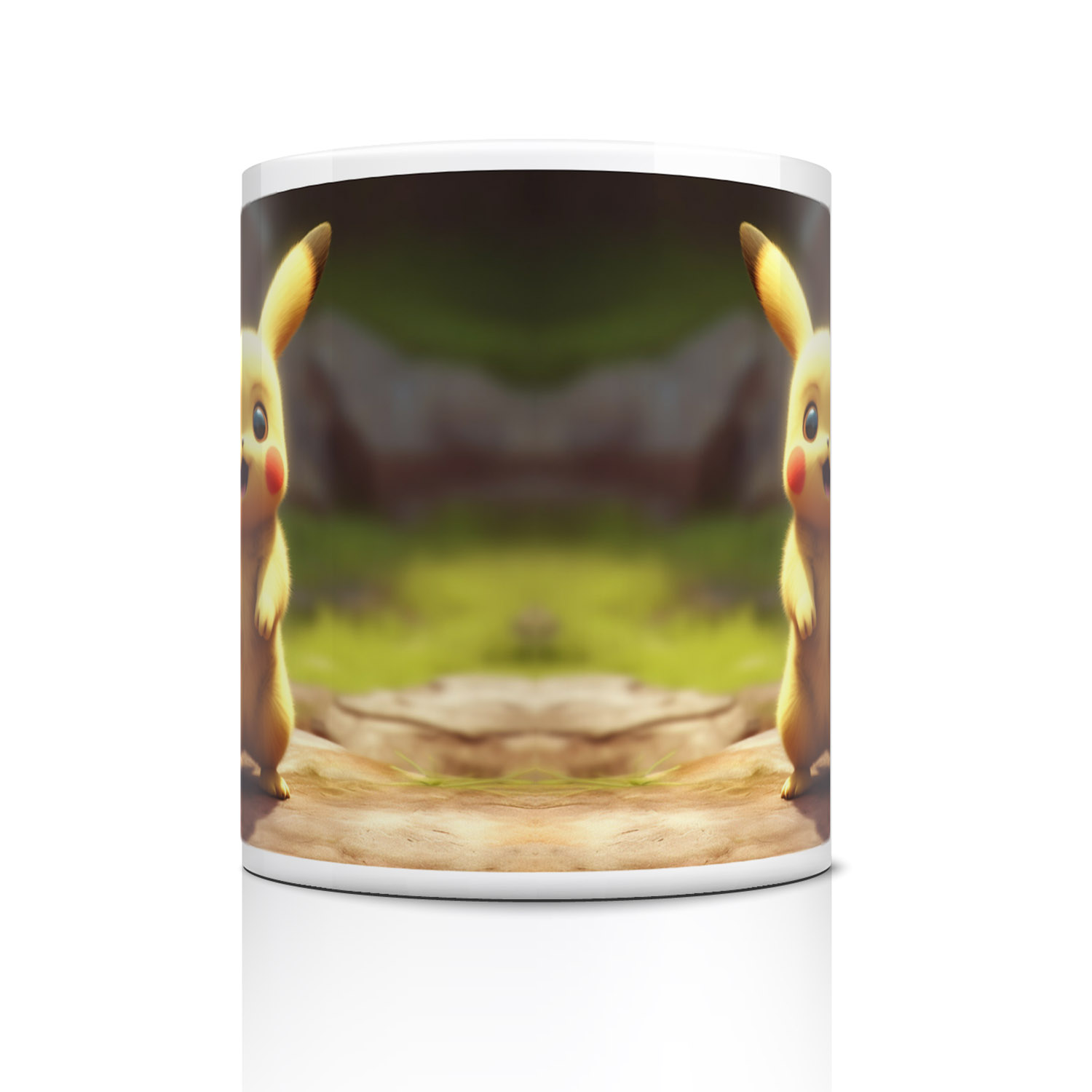 Photorealistic Pikachu Mug - Perfect for Pokémon Fans